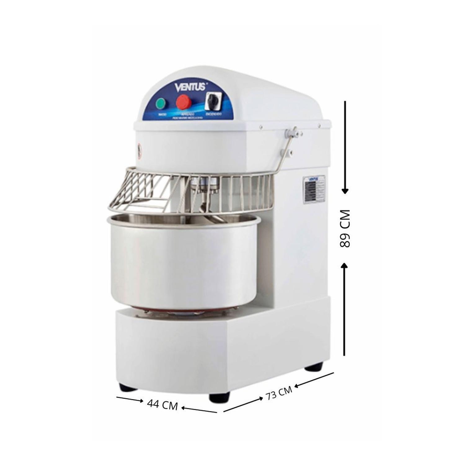 Amasadora Industrial Ventus VAM-30 12 kg 1.5 kW Blanco-1