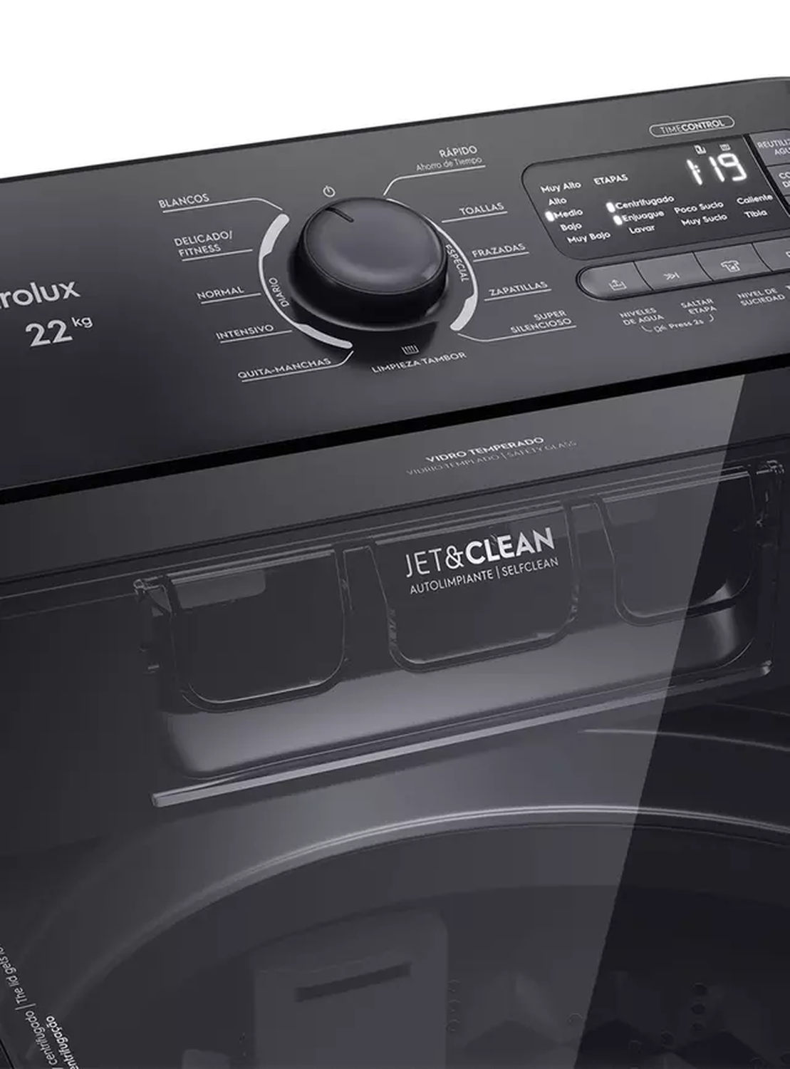 Lavadora Electrolux Carga Superior 22 kg LS22Y Negro-3