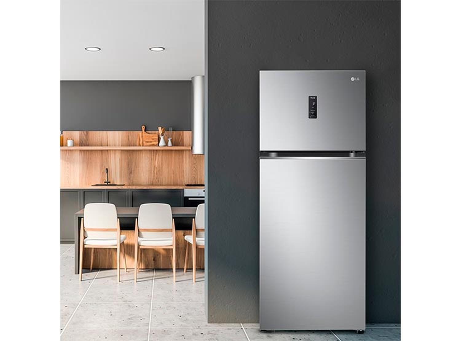 Refrigerador No Frost LG VT38MPP Top Mount Top Freezer 375 Litros-4