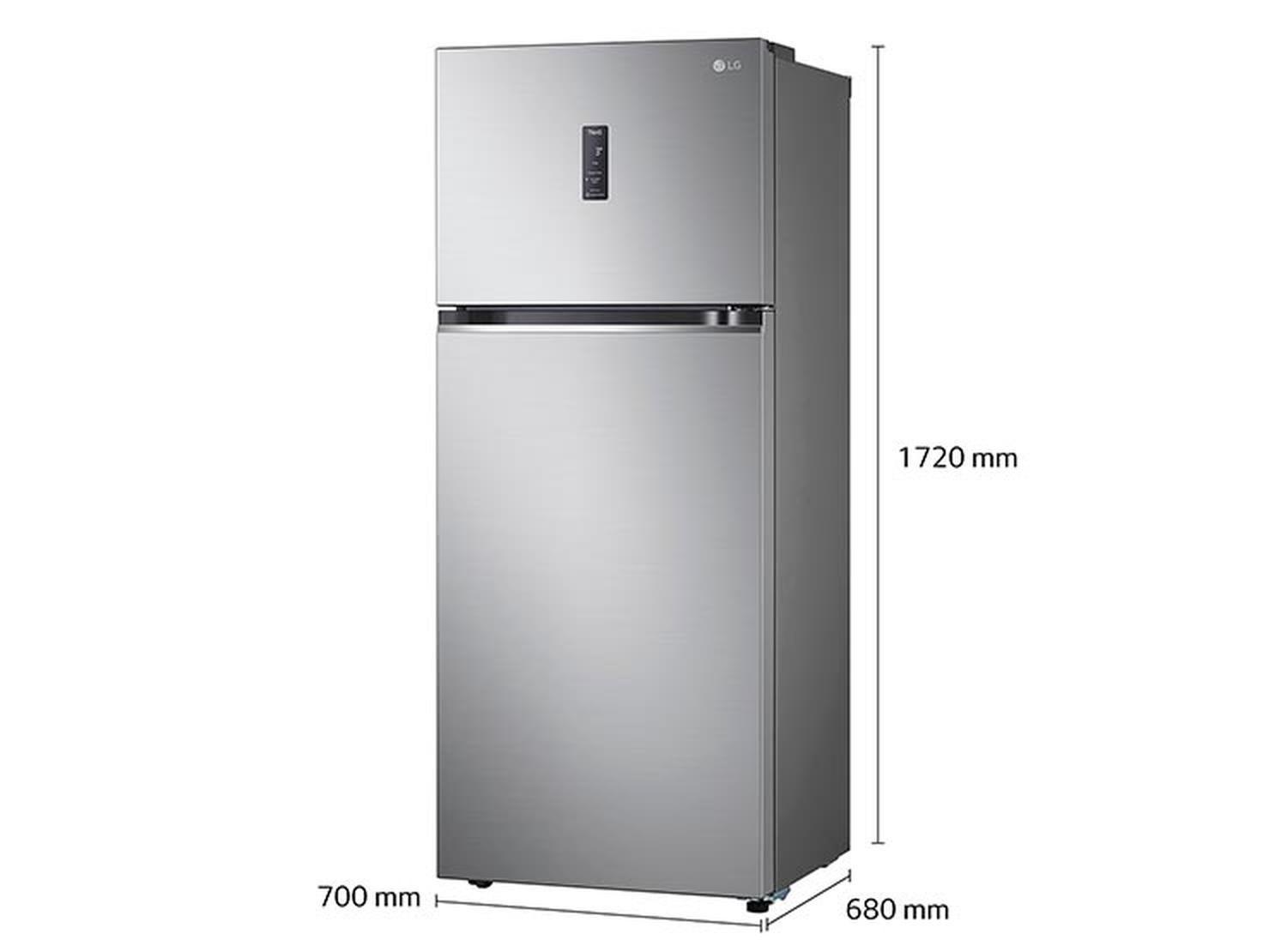 Refrigerador No Frost LG VT38MPP Top Mount Top Freezer 375 Litros-6