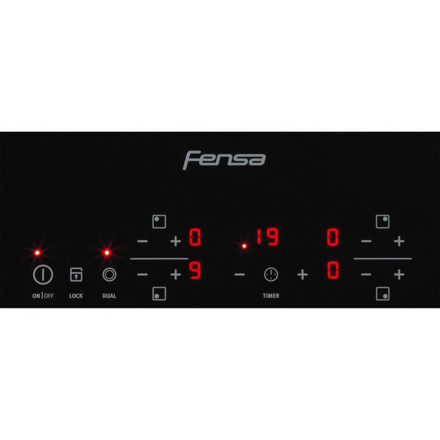 Encimera Eléctrica Fensa 4 Platos Vitrocerámica FEV 4T-2