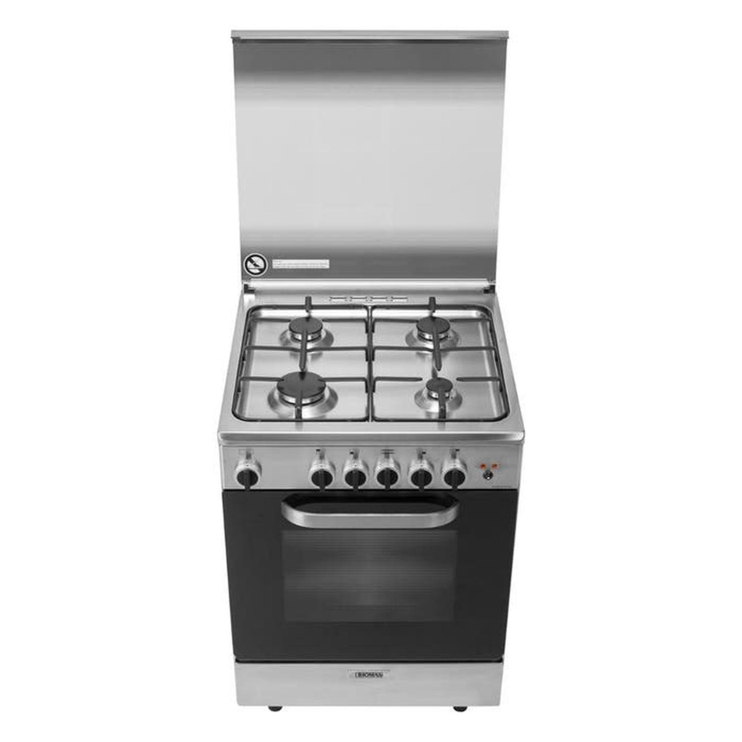 Cocina a Gas Thomas 4 Platos con Horno 70 Litros Acero Florencia 1 AL6611EI-3