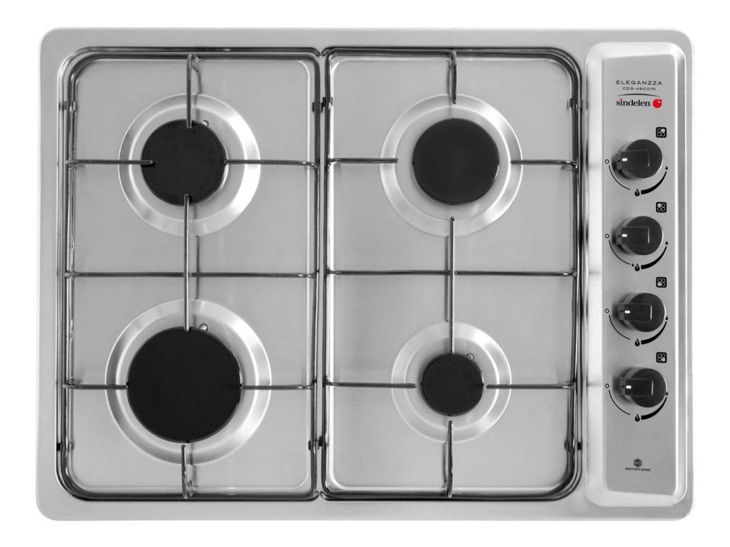 Encimera A Gas 4 Platos Sindelen Inox Ceg-4600in-2