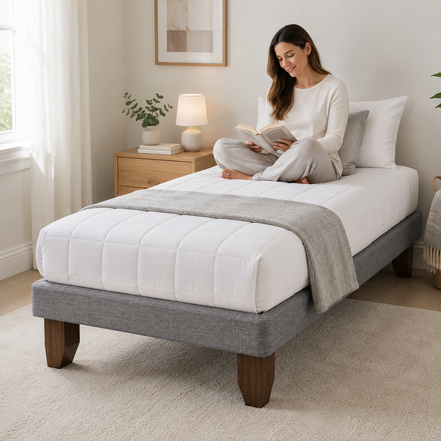 Base de Cama Europea 1 Plaza 200 cm Largo-5