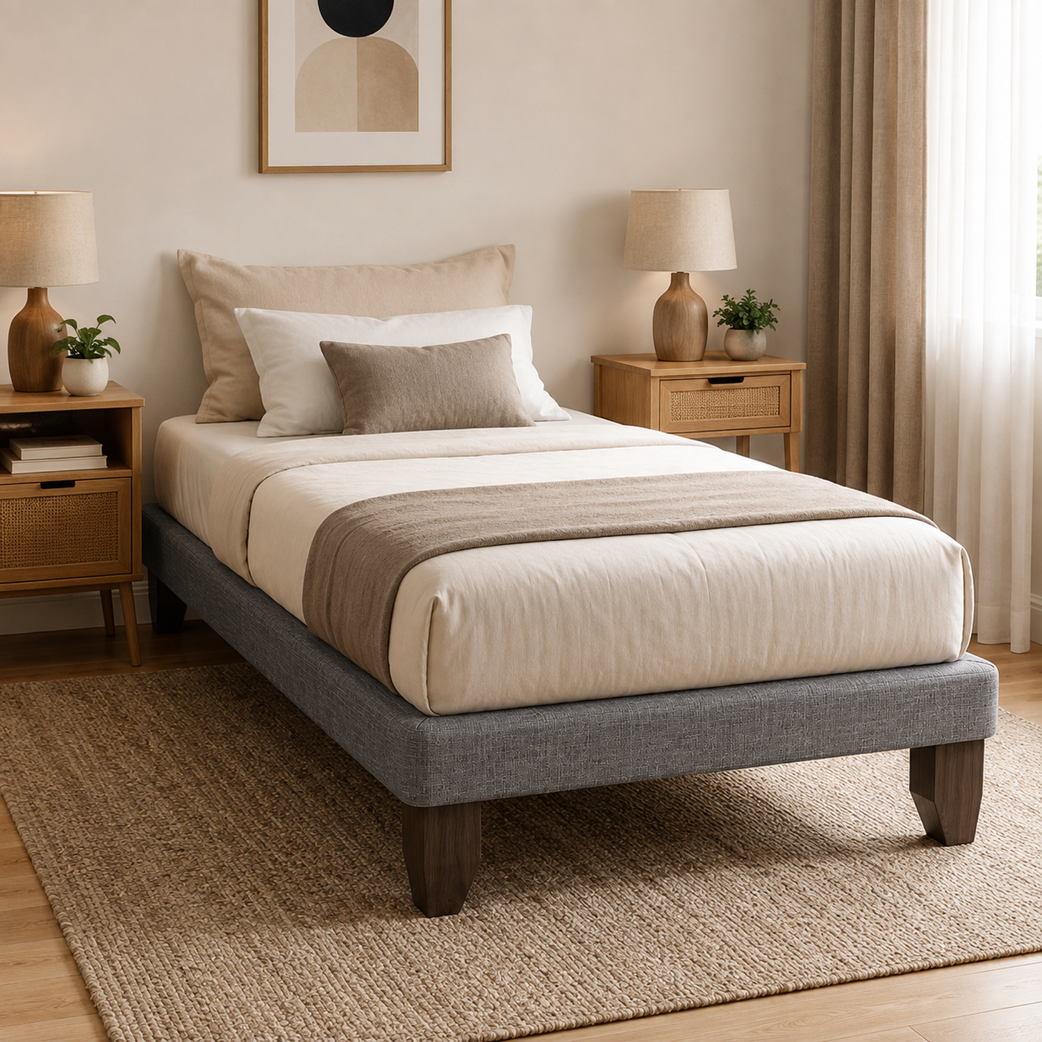 Base de Cama Europea 1 Plaza 200 cm Largo-6
