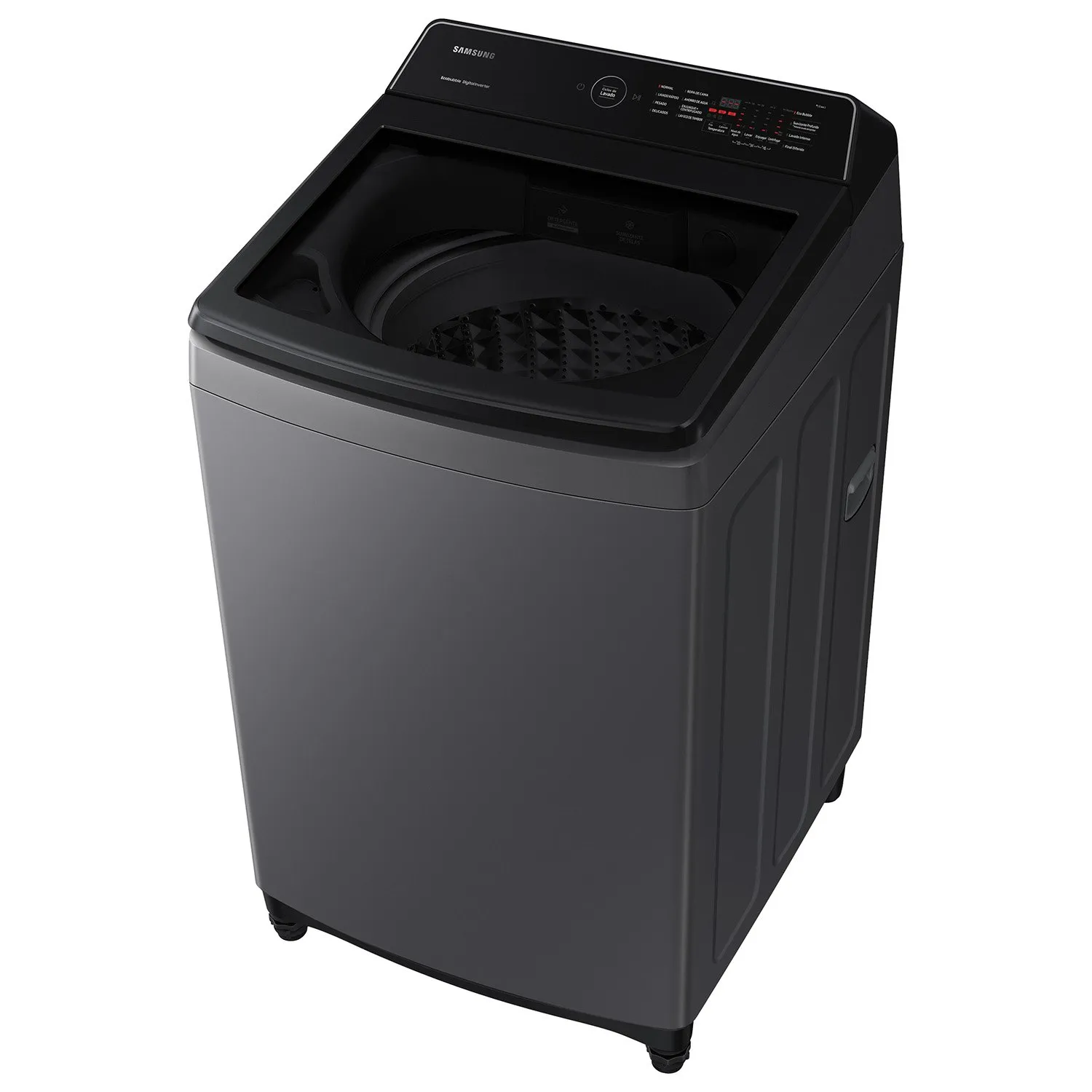 Lavadora Samsung Carga Superior 19 Kg Con Eco Bubble Gris WA19CG6441BDZS-2