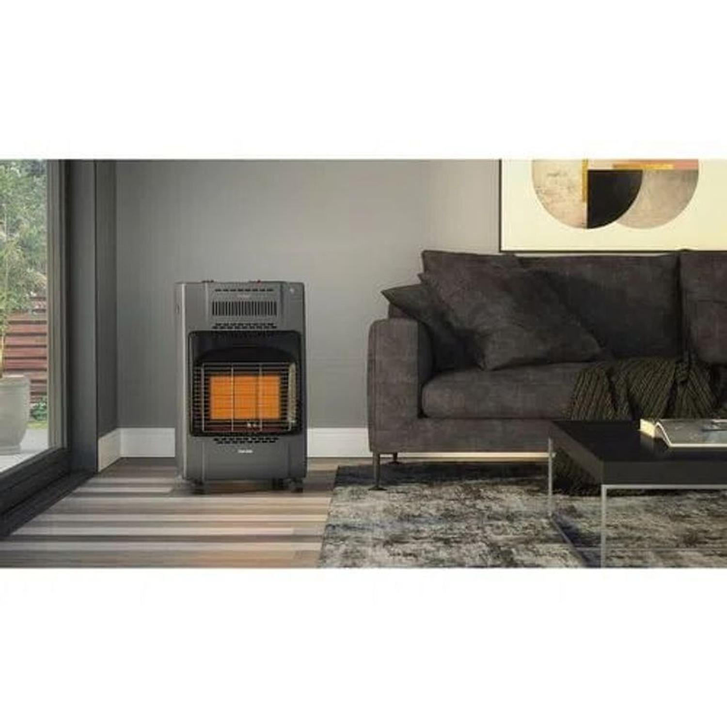 Estufa Hibrída Fensa 5-15Kg Fel 1500 H Eléctrica y a Gas Licuado-6