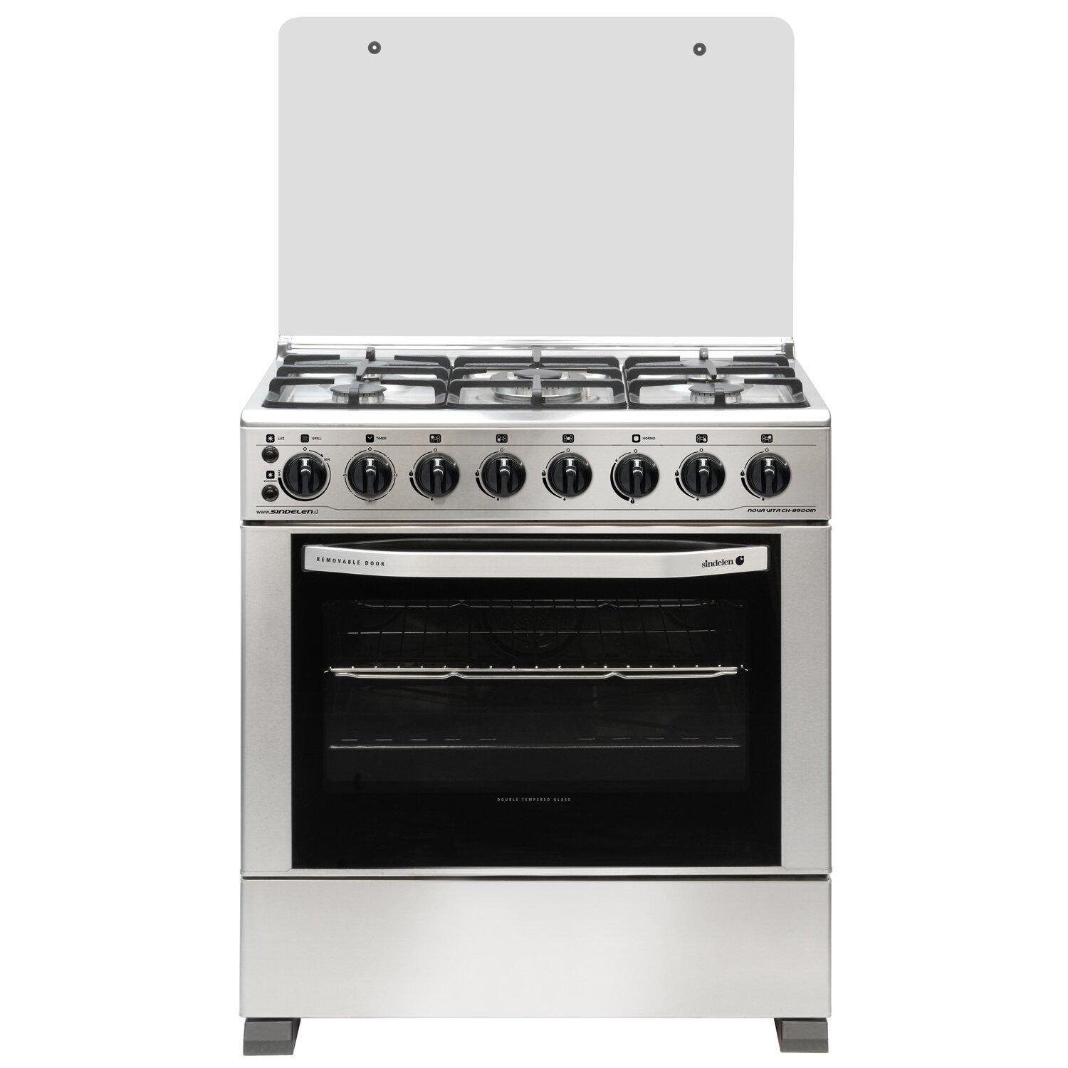 Cocina 5 Quemadores Sindelen Ch-8900In Gas Licuado-0