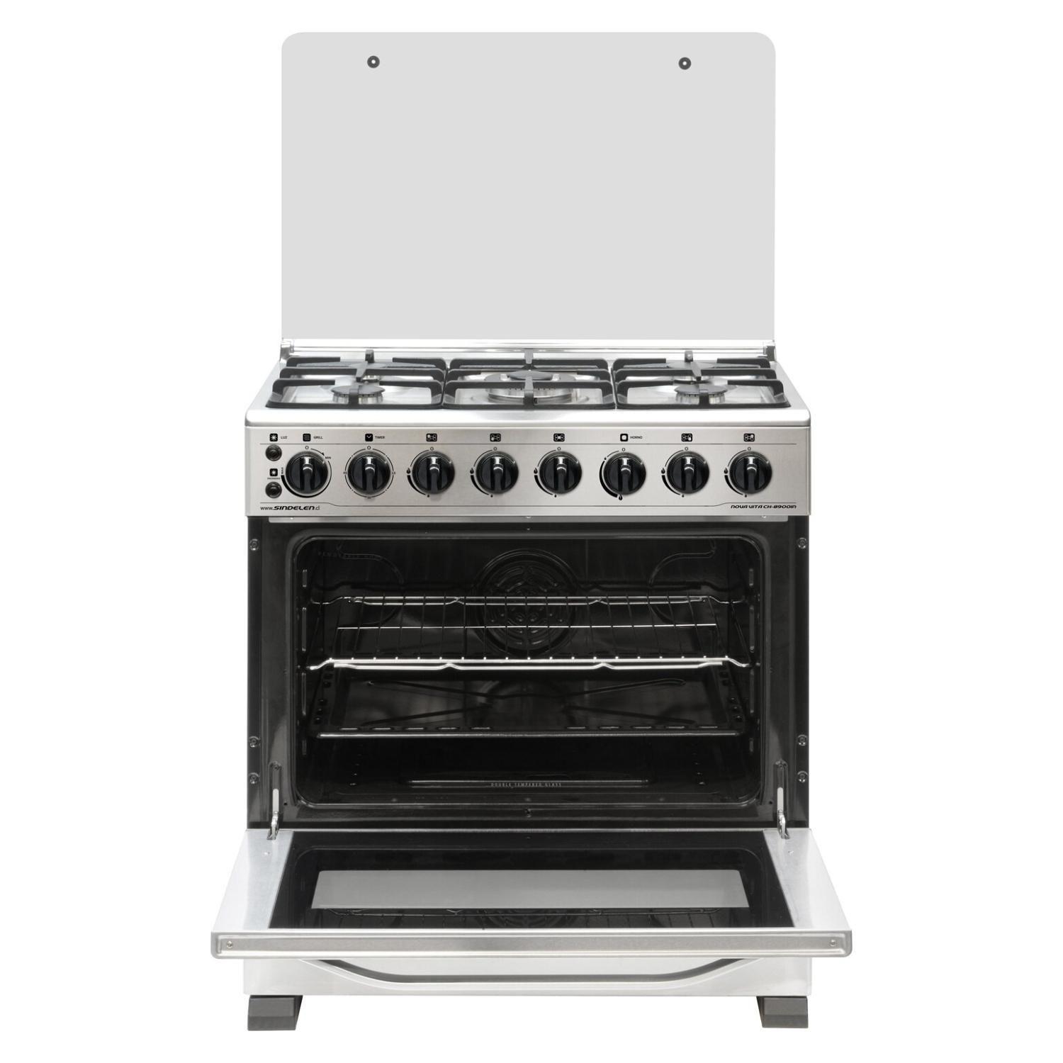 Cocina 5 Quemadores Sindelen Ch-8900In Gas Licuado-1