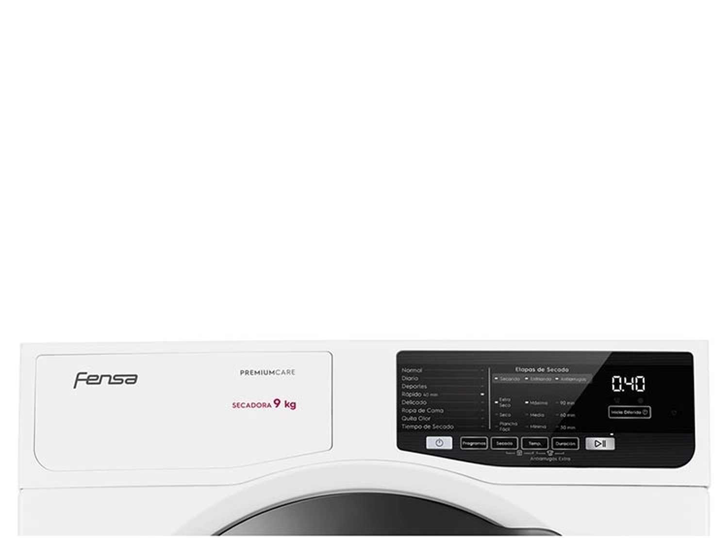 Secadora De Ropa Por Ventilación Fensa Premium Care 9D 9 Kg-2