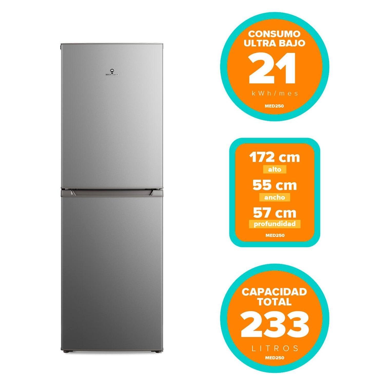 Refrigerador Bottom Freezer Mademsa Med250 248 Lt Frio Directo-3