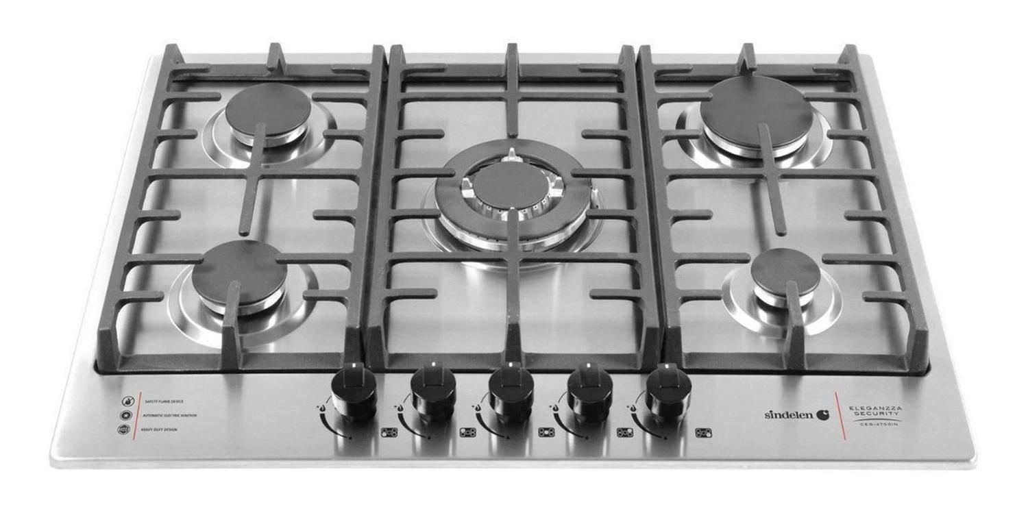 Encimera A Gas 5 Quemadores Sindelen Ceg-4700in-0