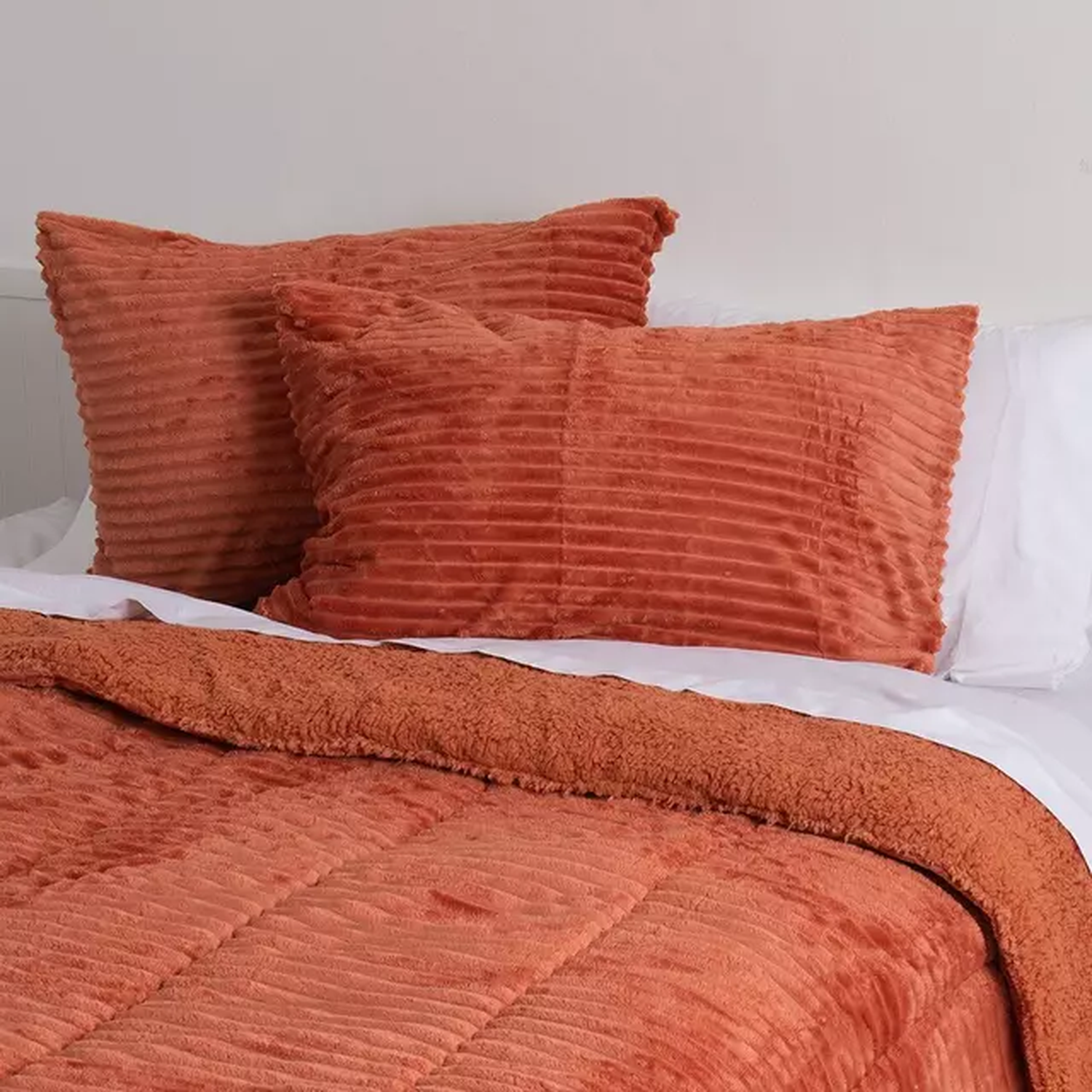 Plumón Corduroy Coral Sherpa 1.5 P Terracota-3