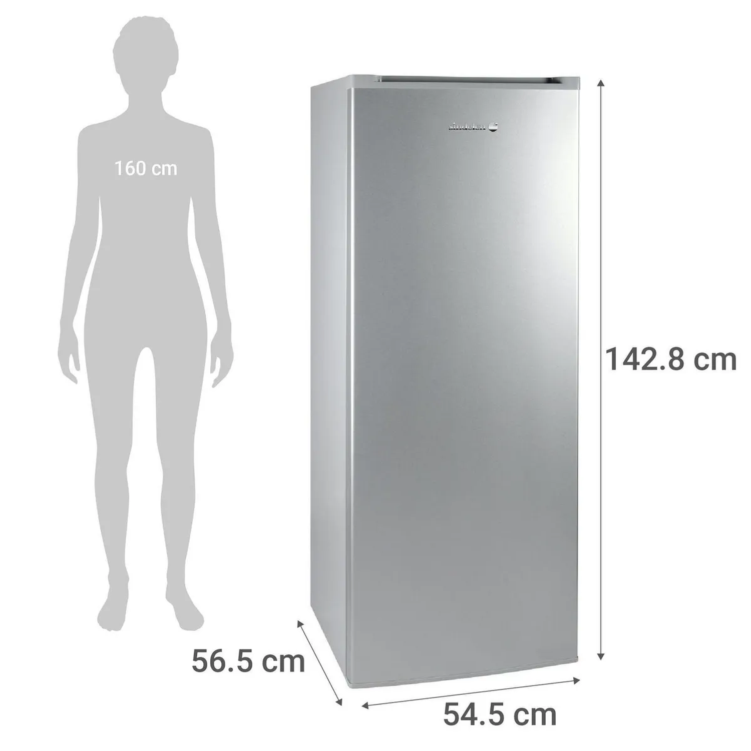 Congelador Freezer Vertical Sindelen Sfv-205si 162 Lts-5