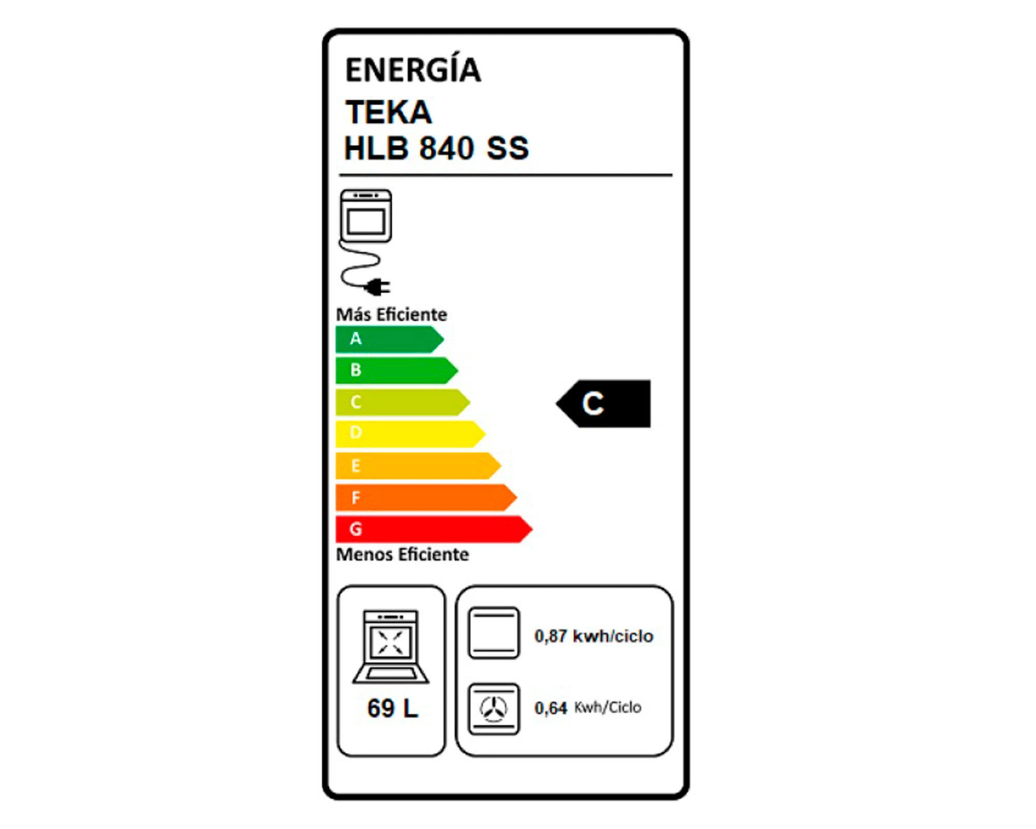 Horno Electrico Teka HLB-840-5