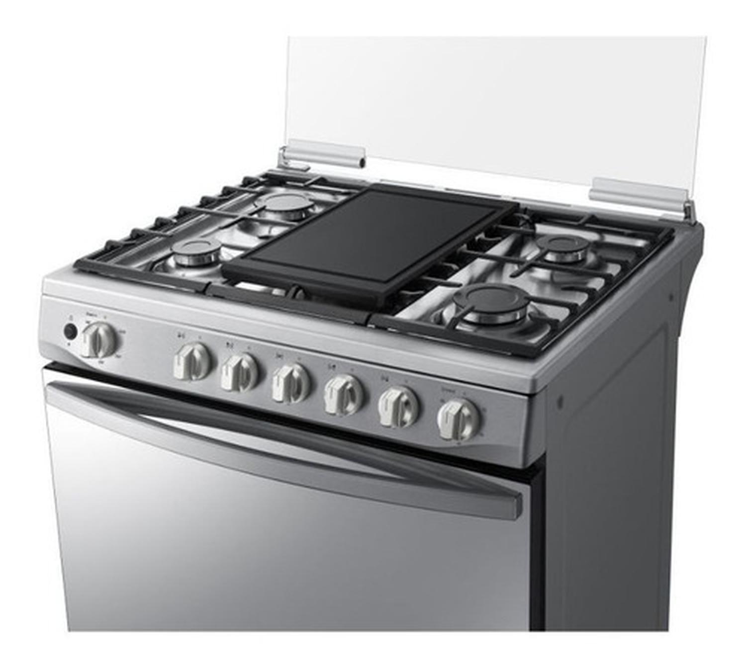 Cocina Gas Samsung 5 Quemadores Nx52a7422cszs-3
