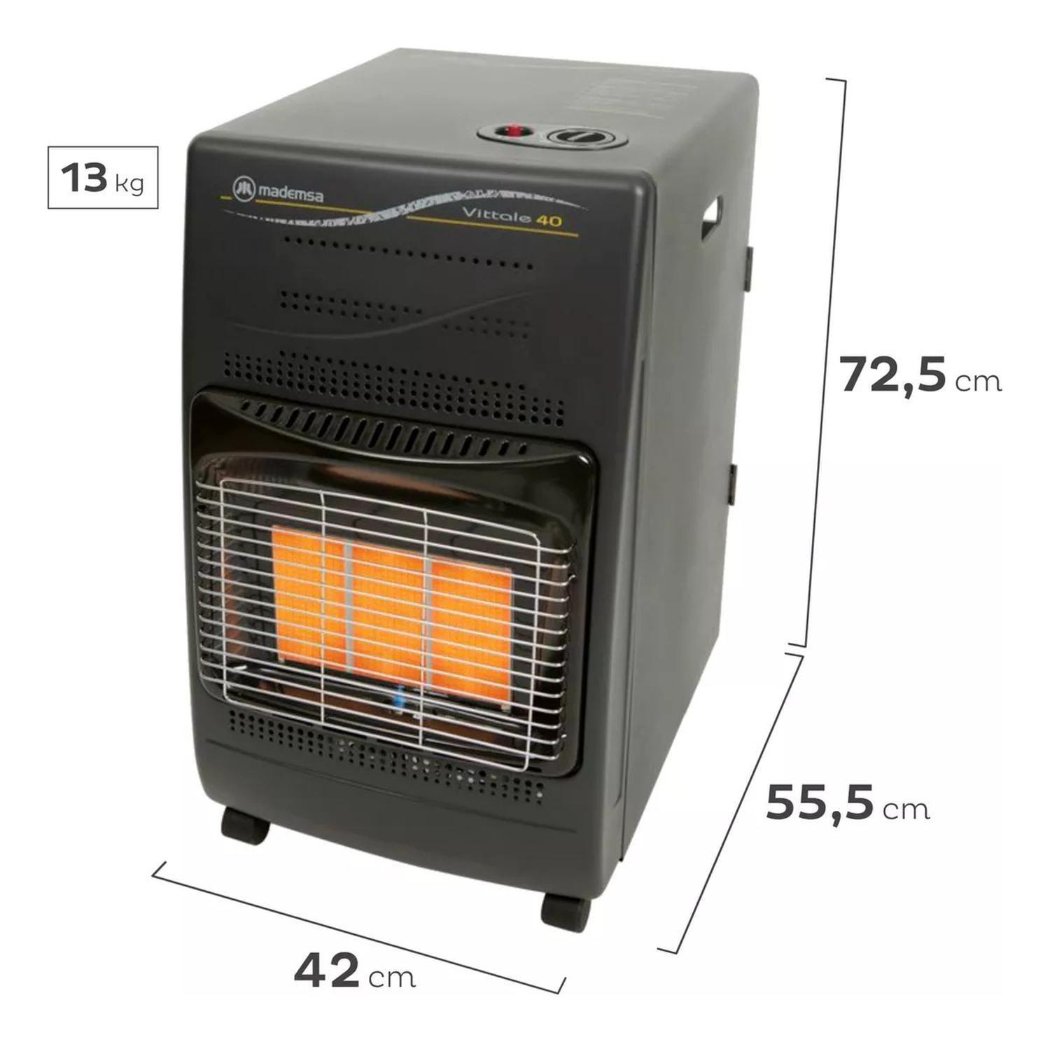 Estufa Gas Modelo Vittale 40 Cilindro De 11-15 Kg Mademsa-5