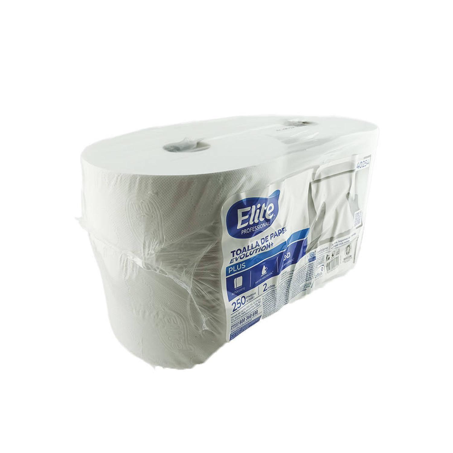 Toalla de papel Elite plus Evolution 2x250 mts cod. 40254-3