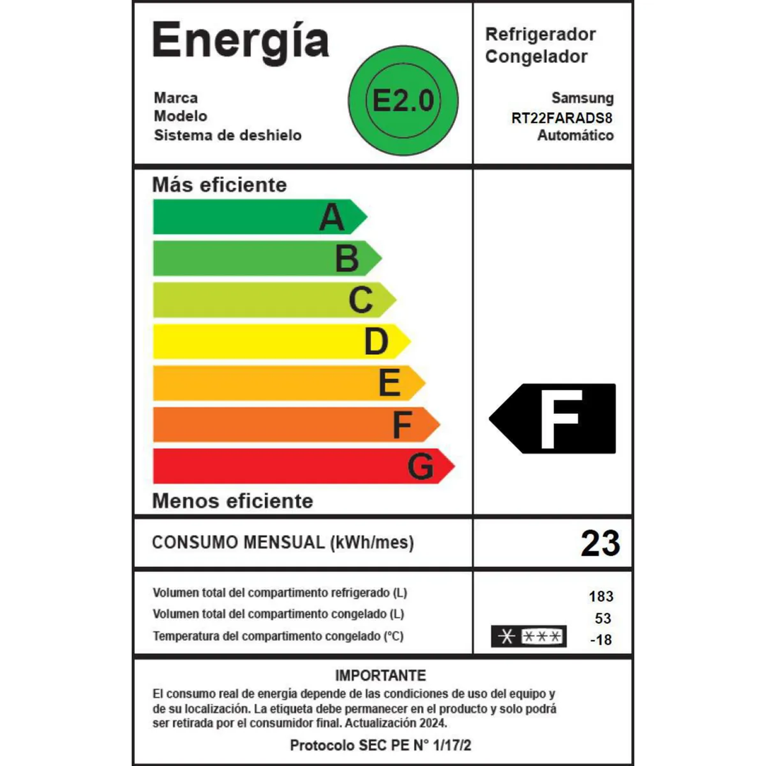 Refrigerador Samsung No Frost 234 Lt Top Mount Rt22farads8zs-7