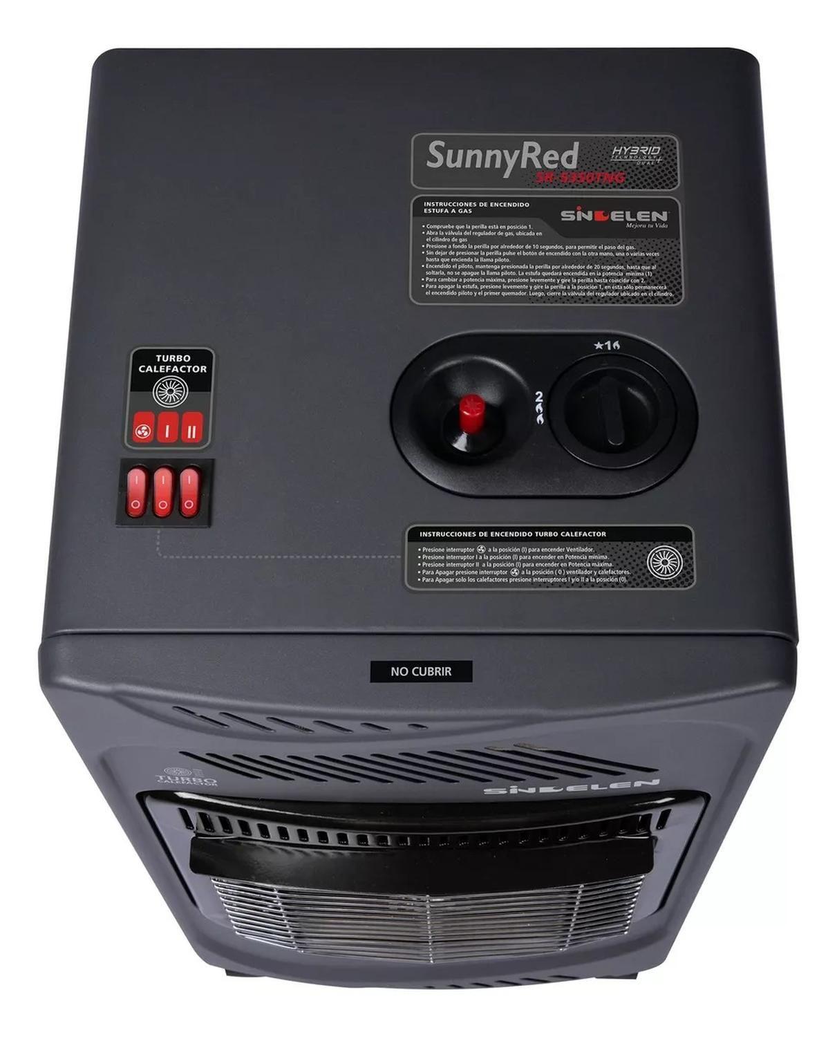 Estufa A Gas Sindelen Infrarroja Turbo Calefactor Sr-5350tng-2