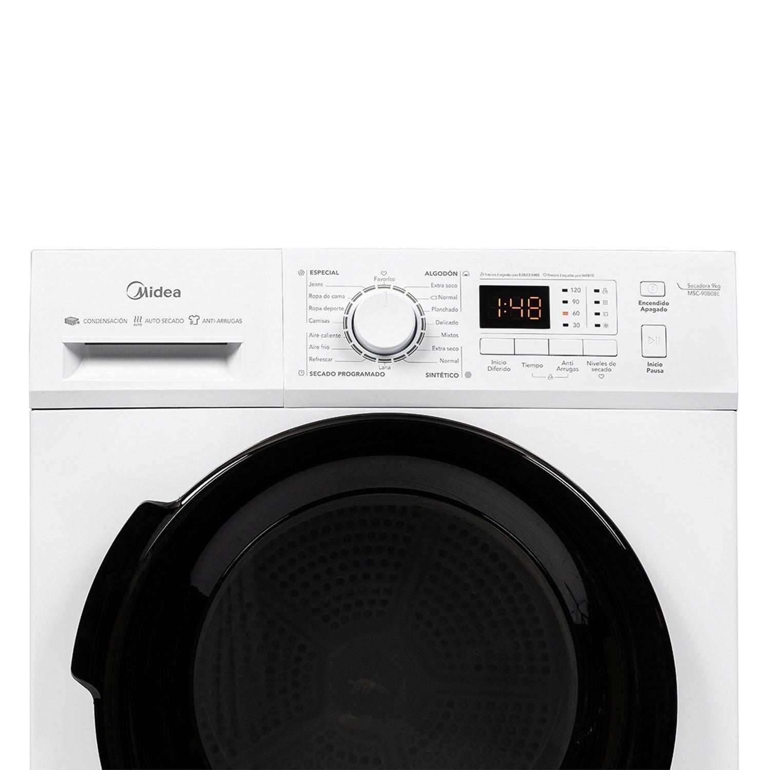 Secadora Eléctrica De Condensacion 9 Kg Msc-90B08E Midea-3