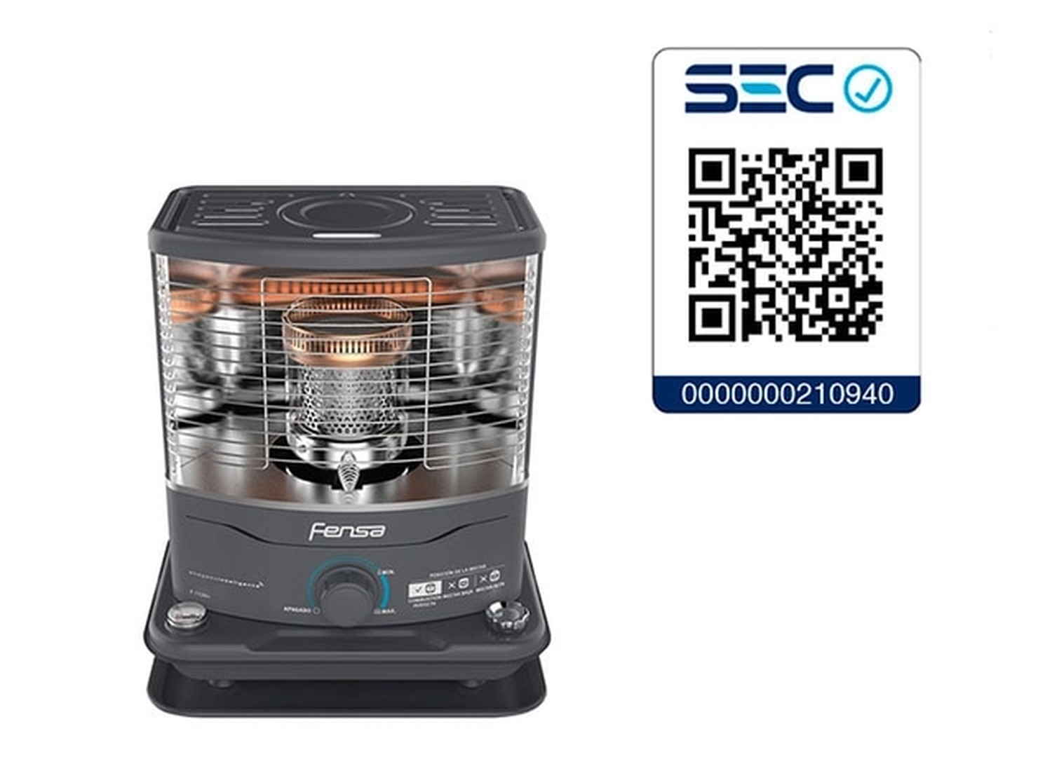 Estufa Fensa Parafina Mecha 4 Lt F 1120+-6