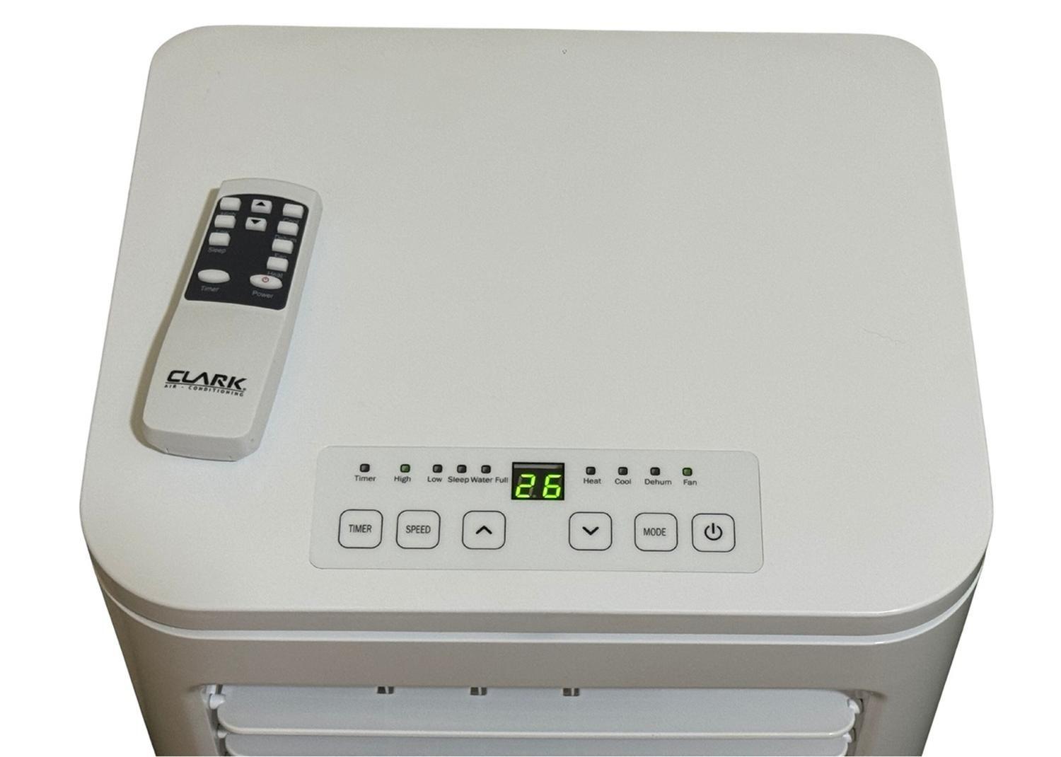 Aire Acondicionado Clark Portátil Frio Calor 12000 BTU-2