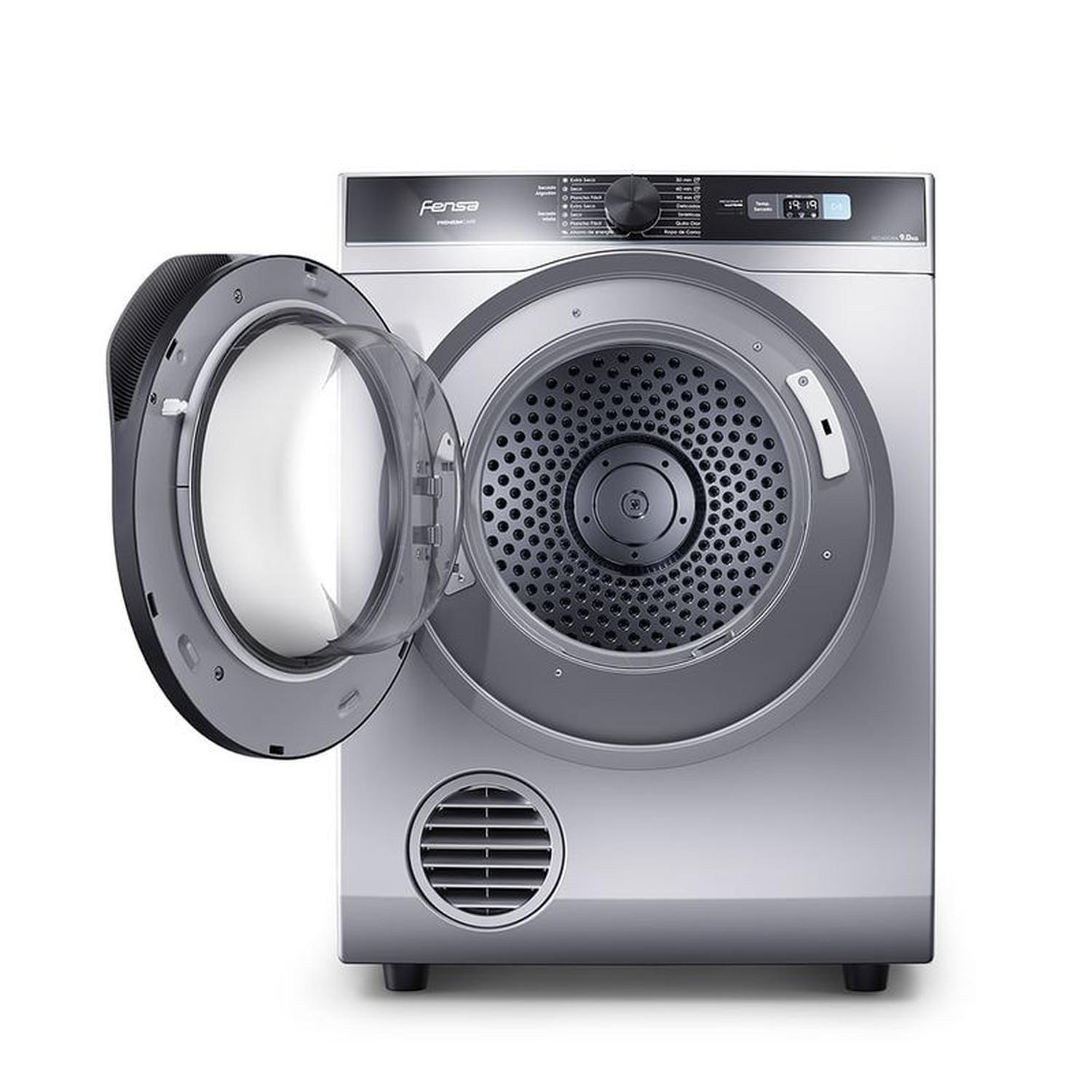 Secadora Fensa Carga Frontal 9 Kg Premium Care Pro 9D Silver-1