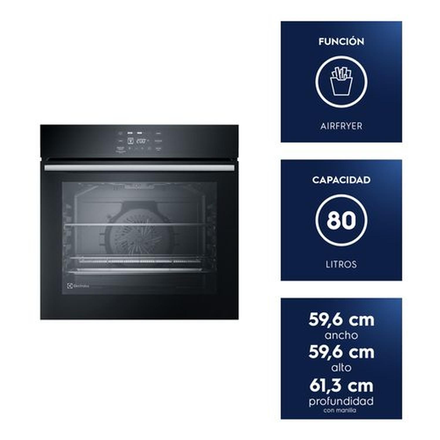 Horno Empotrable Eléctrico Electrolux 80L Panel Touch OE8EA-1