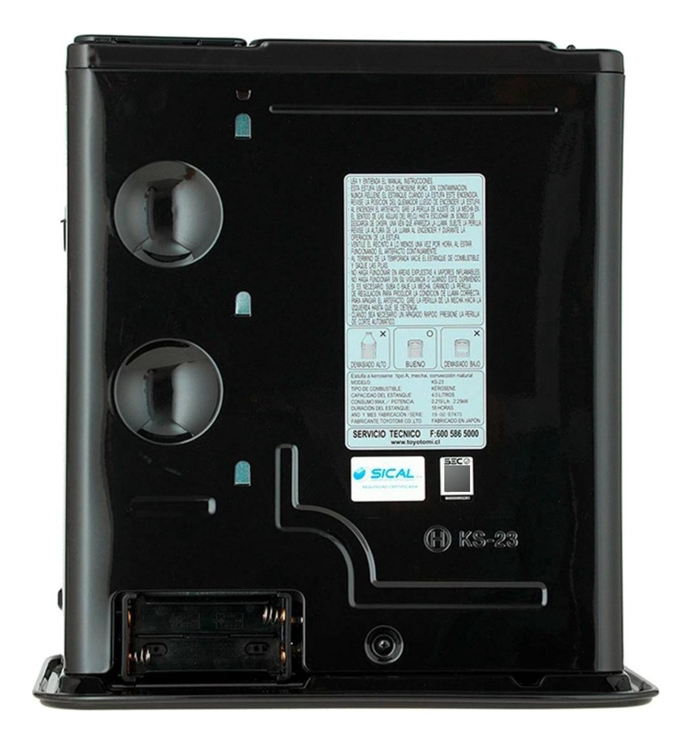 Estufa A Kerosene Toyotomi Mecha 7850 Btu Ks-23-4