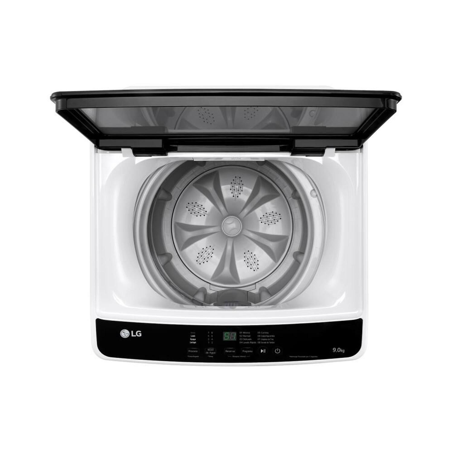Lavadora LG Carga Superior 9Kg WT9WL Blanca-8
