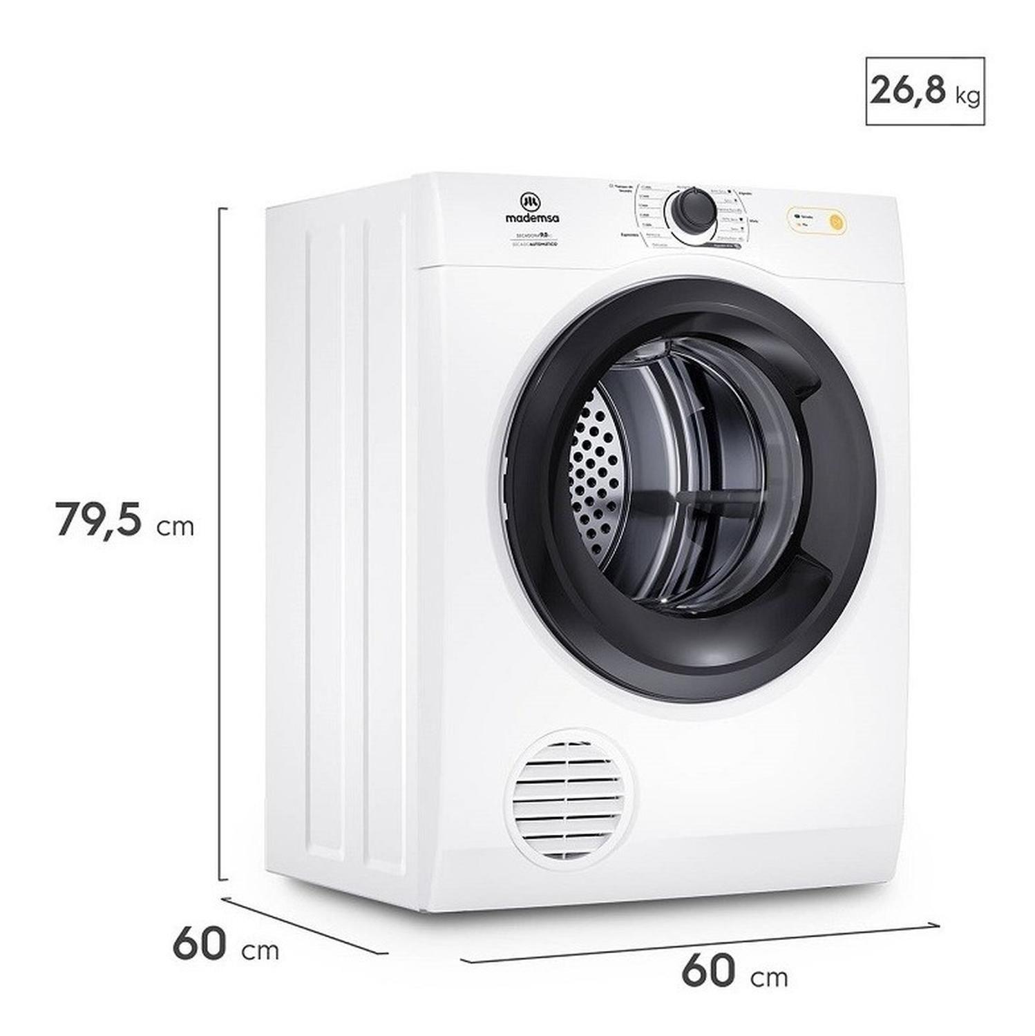 Secadora Mademsa 9d Bzg 9kg-2