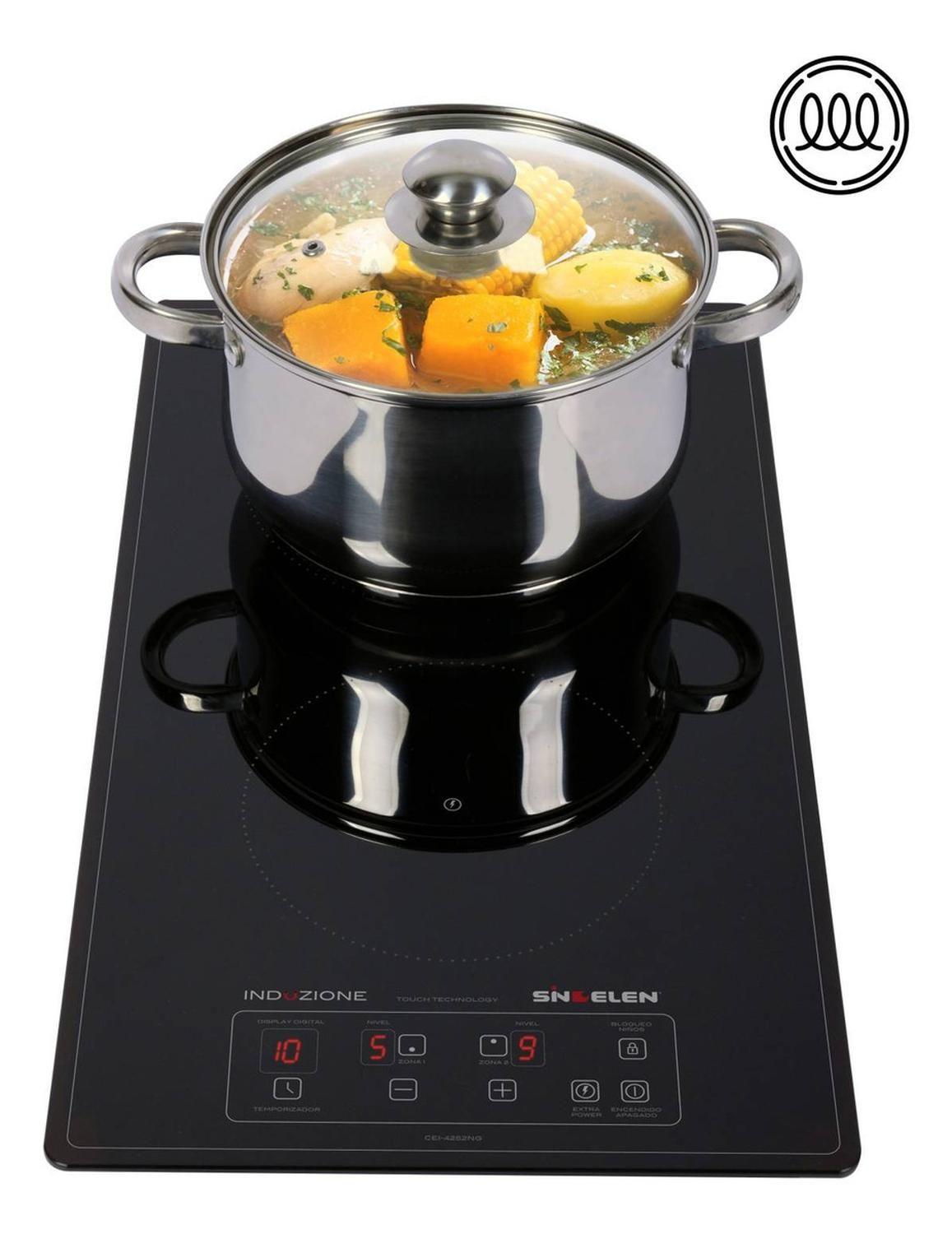 Encimera Inducción Sindelen Cei-4252ng 2 Platos-2