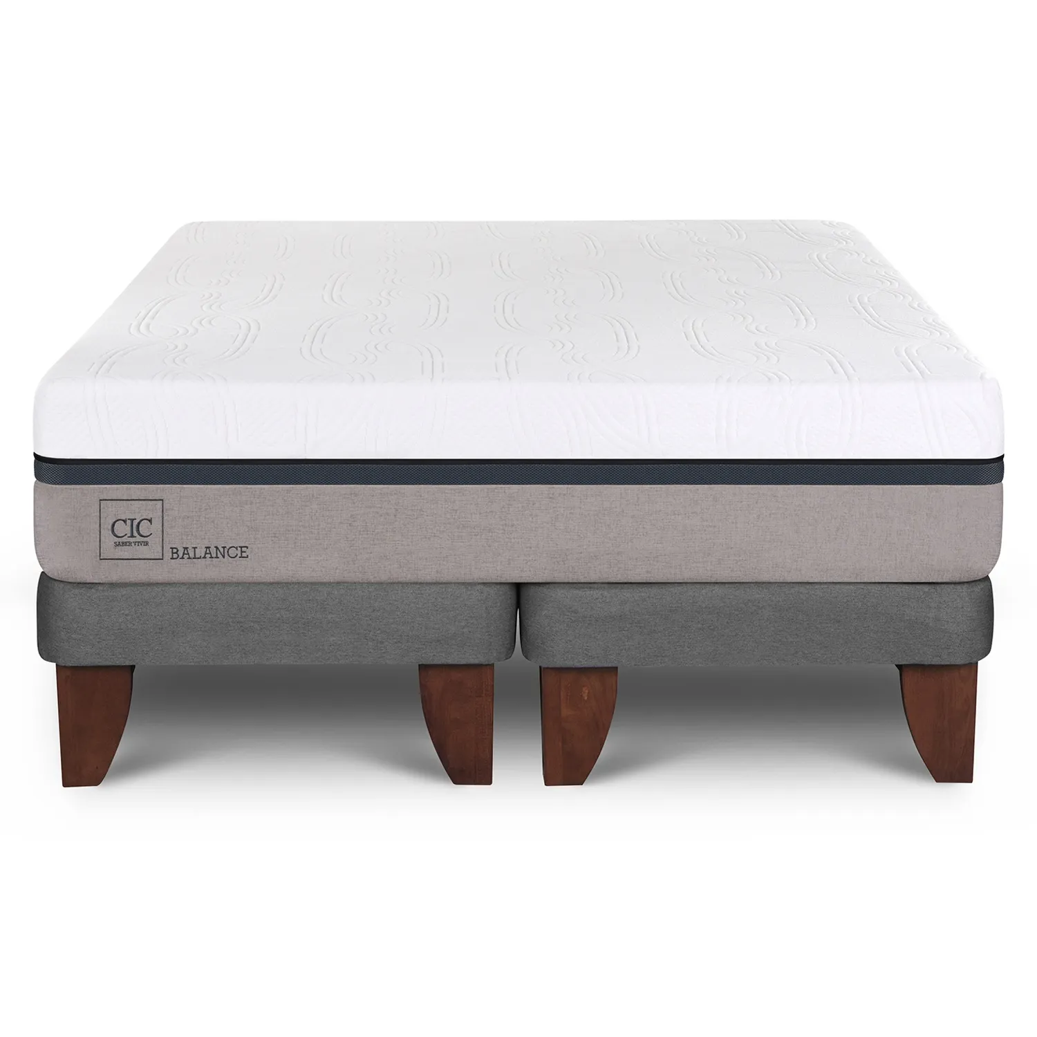 Cama Europea Cic Balance 2 Plazas Base Dividida 200cm x 150cm-1