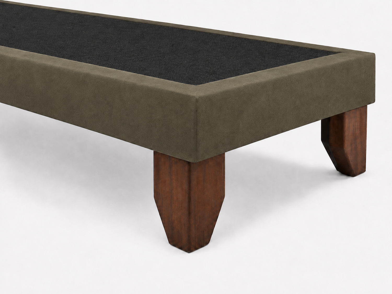 Base De Cama Europea 2 Plazas Dividida Verde Oliva 190 Cm Largo-3