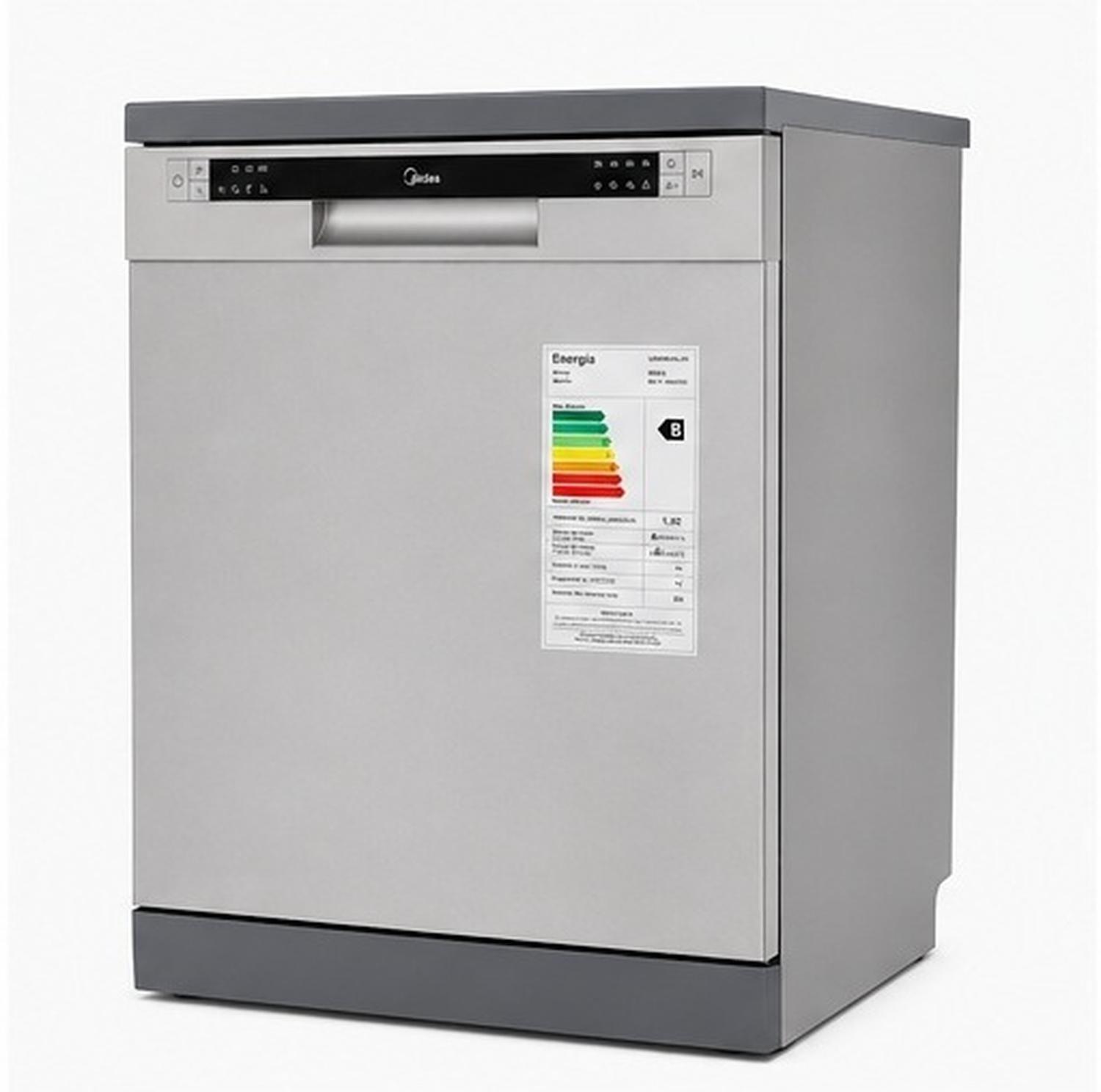Lavavajillas 12 Cubiertos Inox Midea Mlv-12si5203 - Gris-2