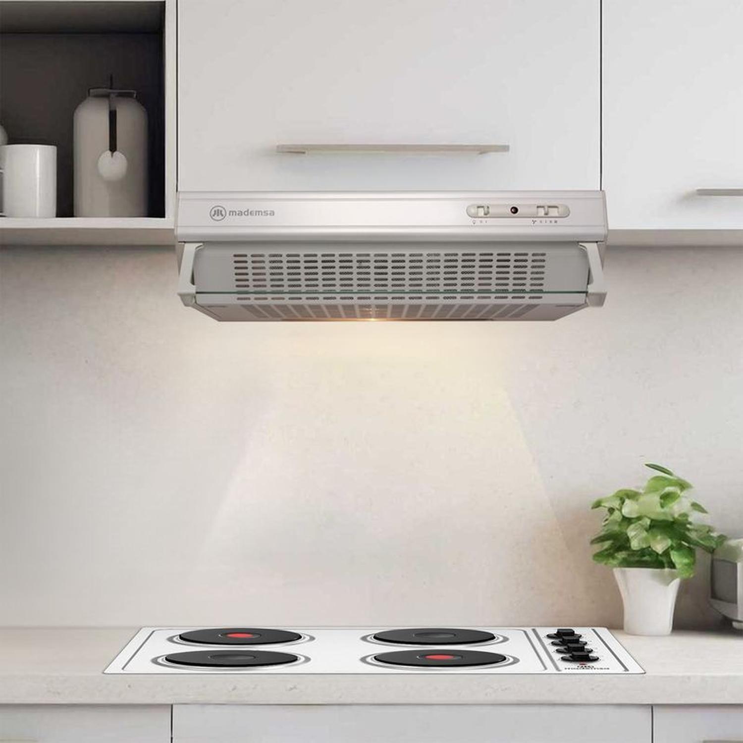 Campana De Cocina Extractora Mademsa 60 Cm Mx U160s Inox-2