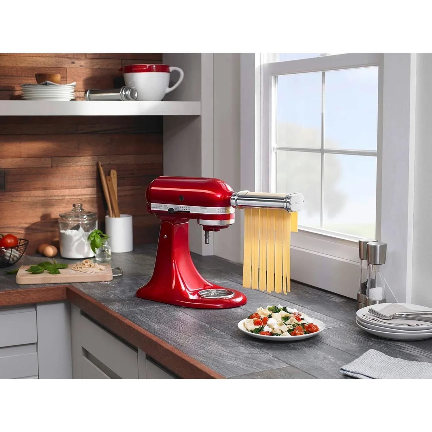 Cortador De Pasta Kitchenaid Pack X2 Ksmpca Plateado Original-2
