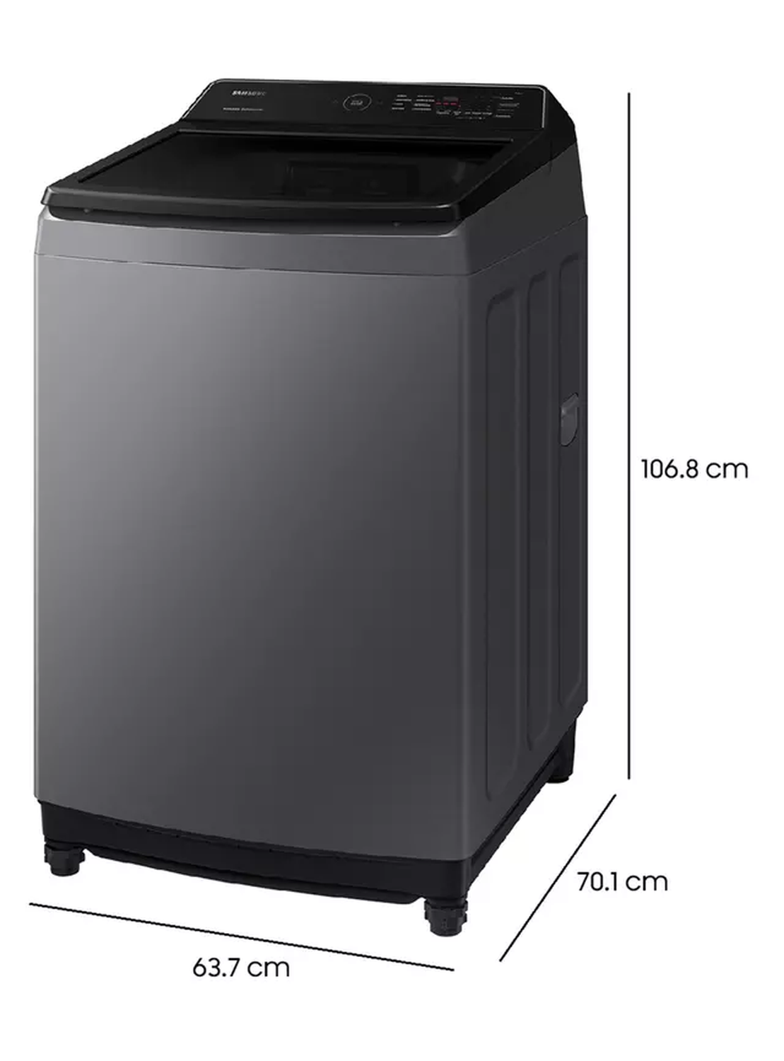 Lavadora Samsung Carga Superior 17 Kg EcoBubble WA17CG6441BDZS-6