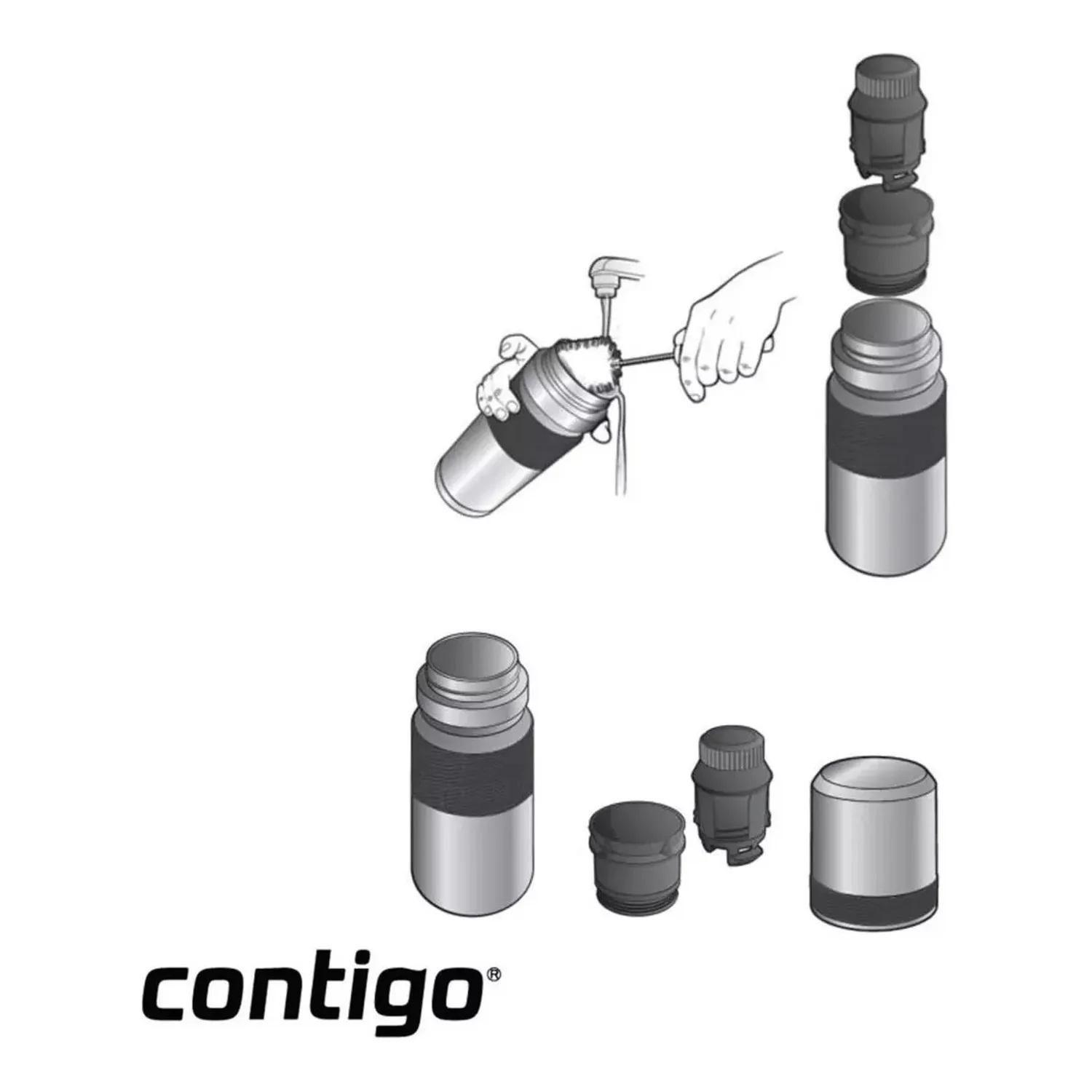 Termo Contigo Black Acero Inoxidable Capacidad 1.1 Litros-5