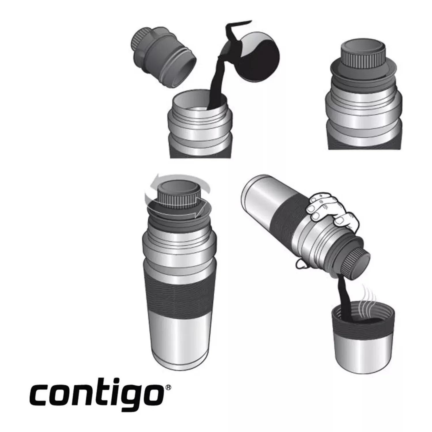 Termo Contigo Black Acero Inoxidable Capacidad 1.1 Litros-6