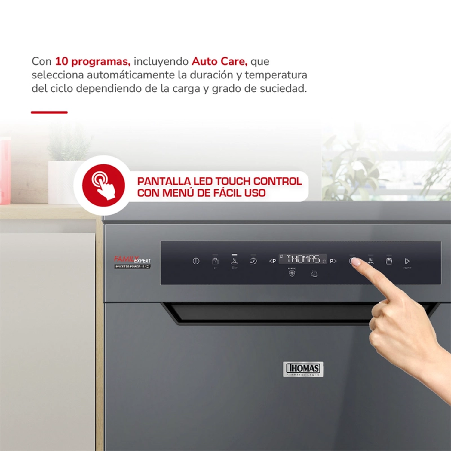 Lavavajillas Thomas TH-DW16CA 16 Cubiertos-7