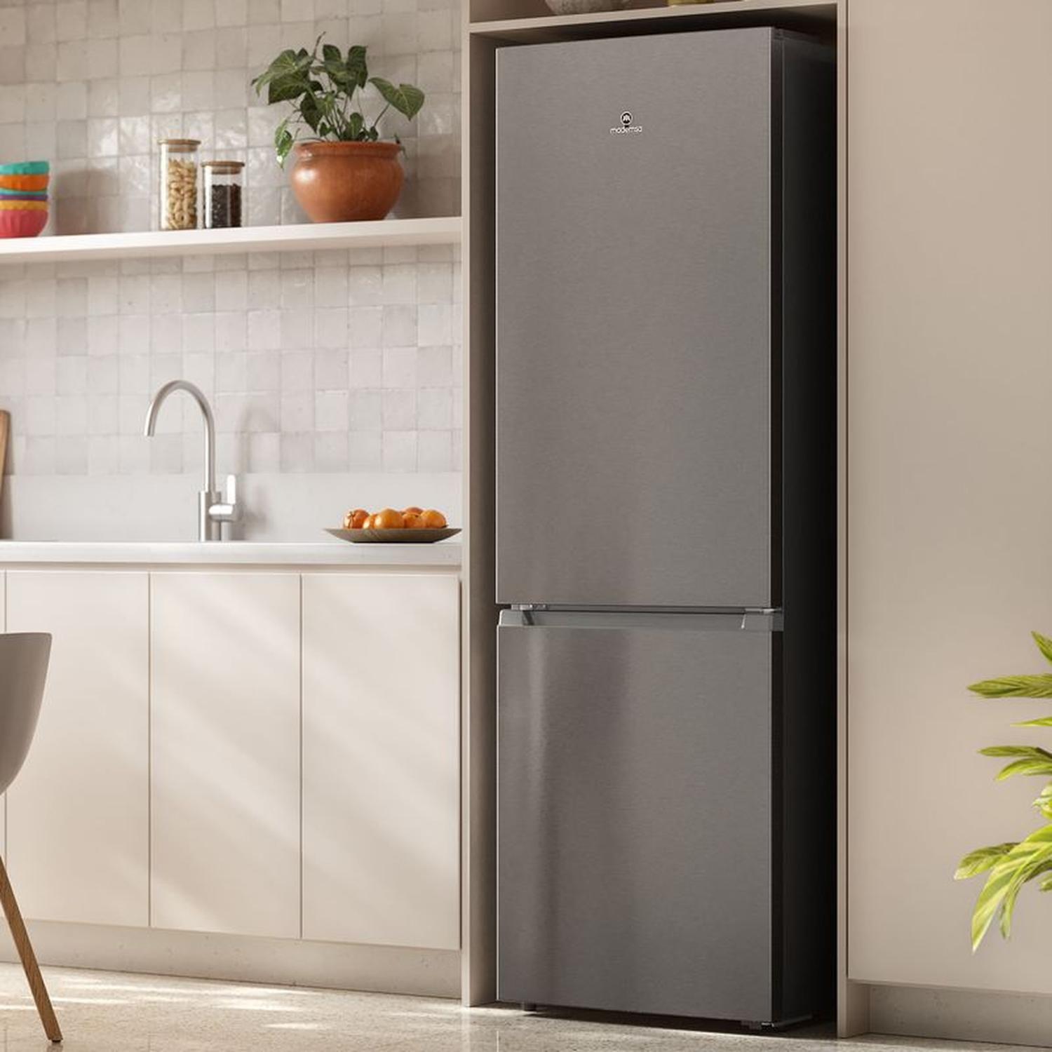 Refrigerador Mademsa Bottom Freezer No Frost 285 Litros Inox MI60S-3