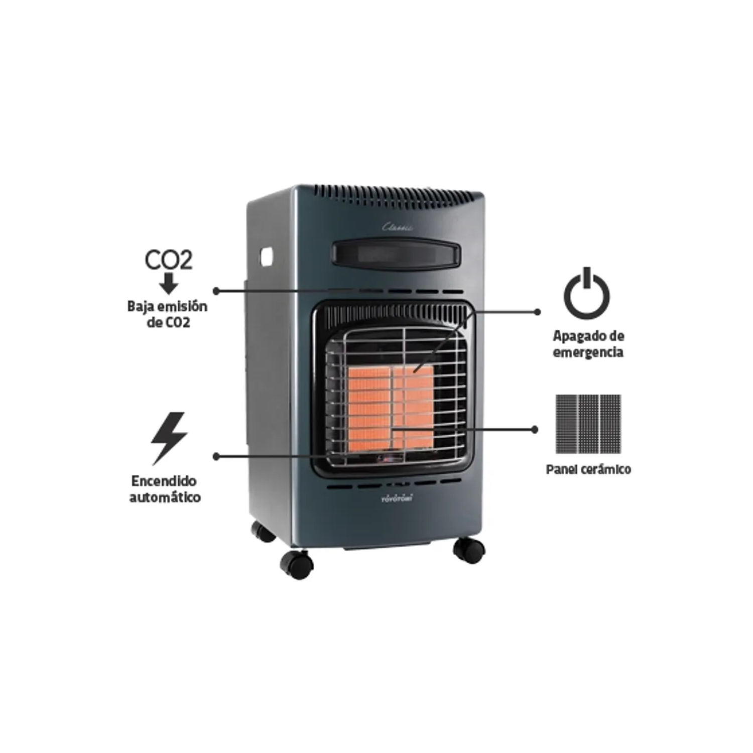 Estufa A Gas Toyotomi GH-30 Azul 5 kg-4