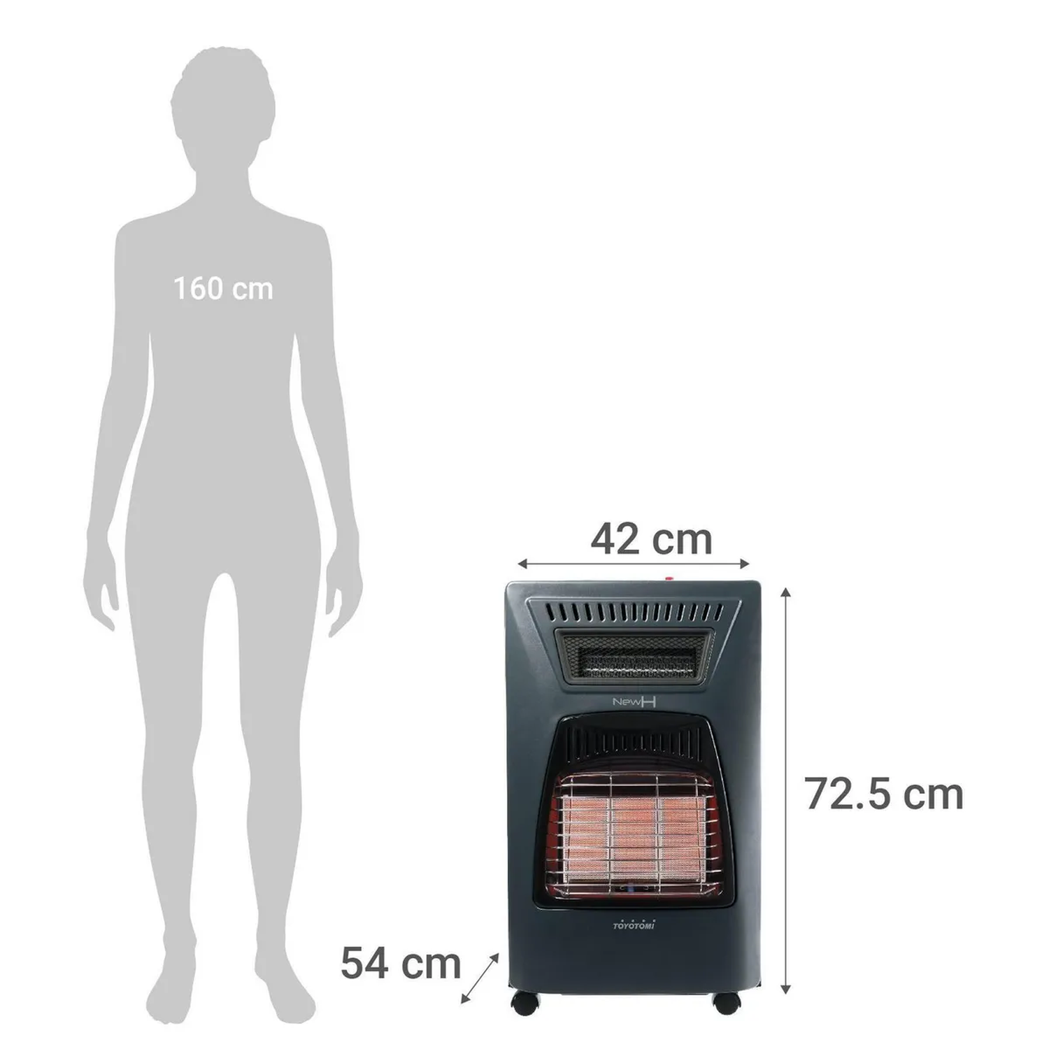 Estufa A Gas Toyotomi GH-30 Azul 5 kg-5