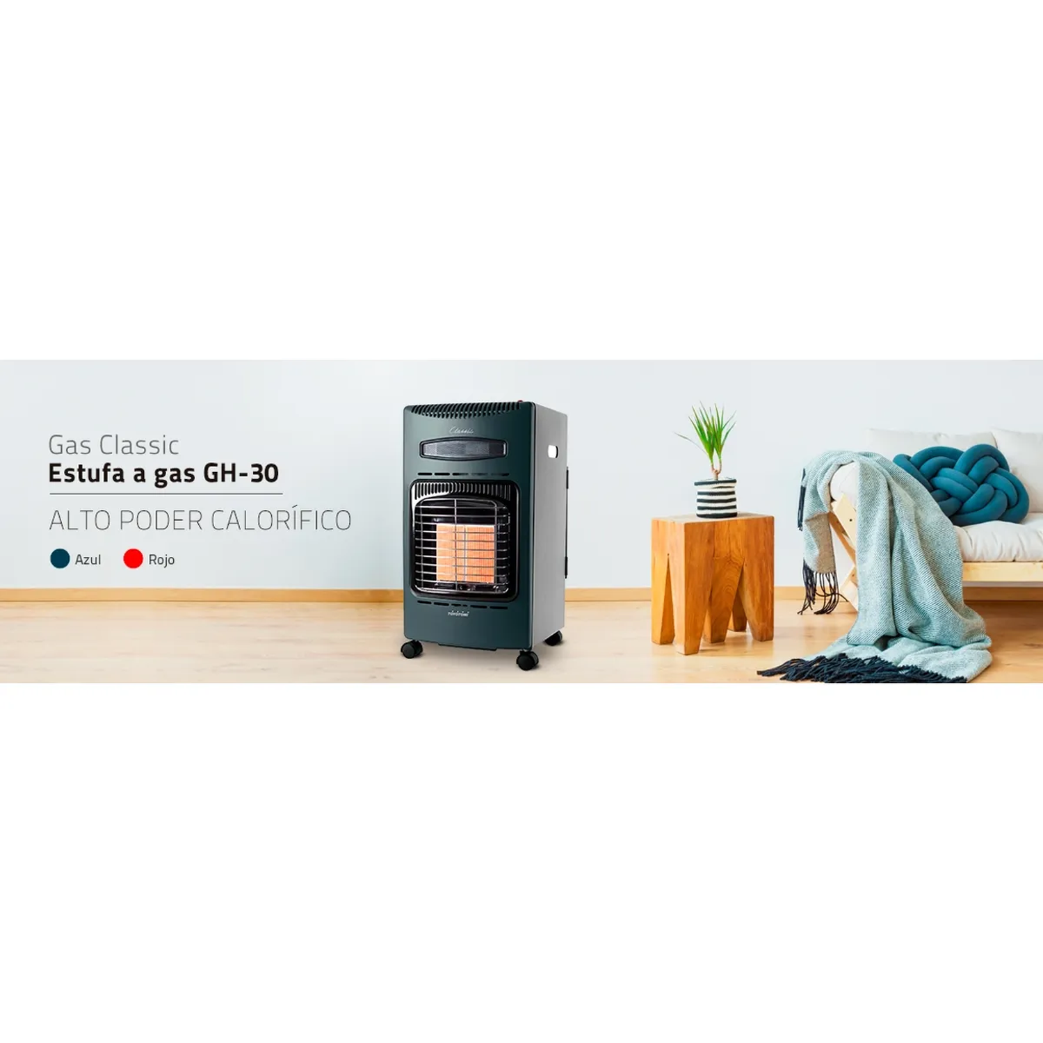 Estufa A Gas Toyotomi GH-30 Azul 5 kg-6