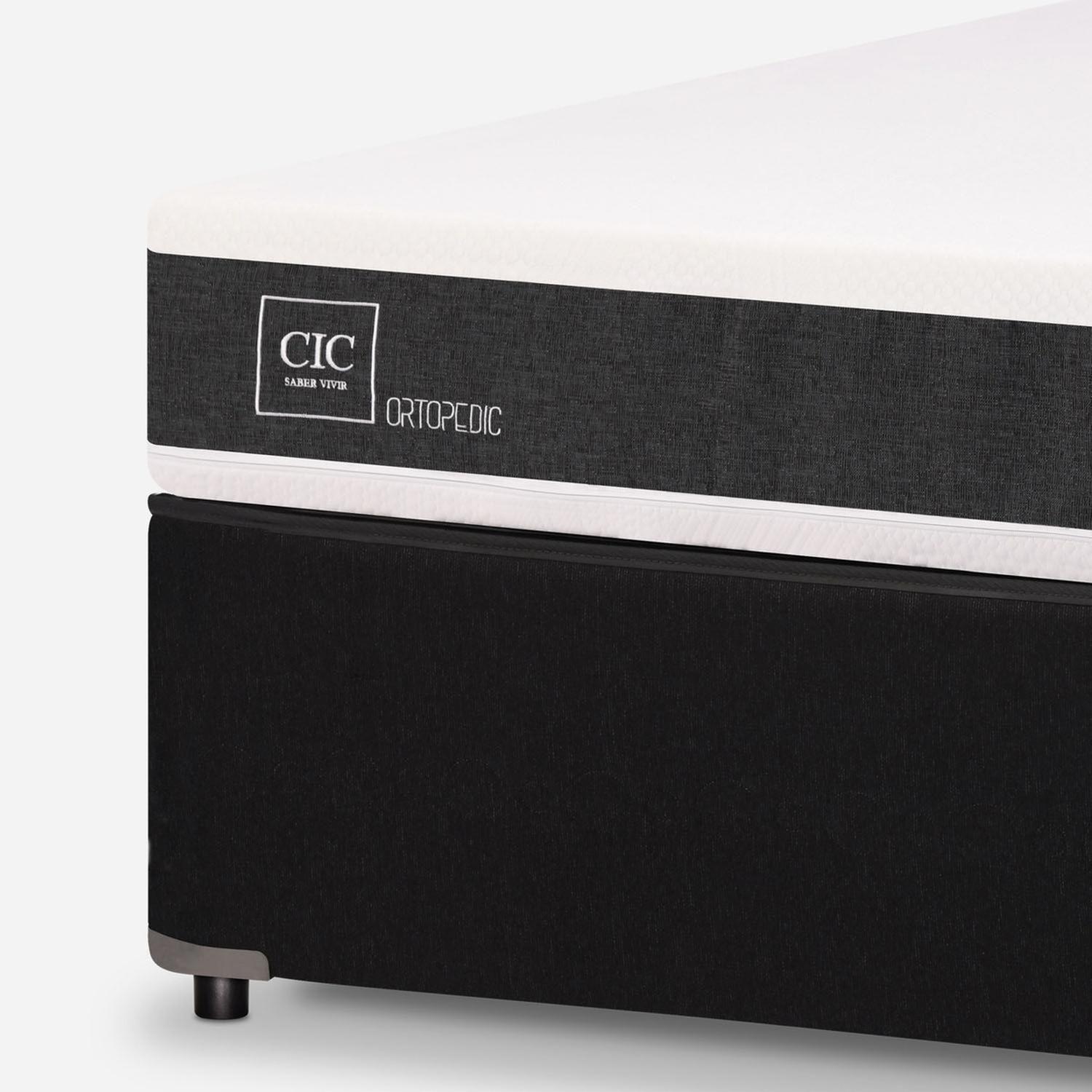 Diván Cic Ortopedic 1.5 Plazas Black-2