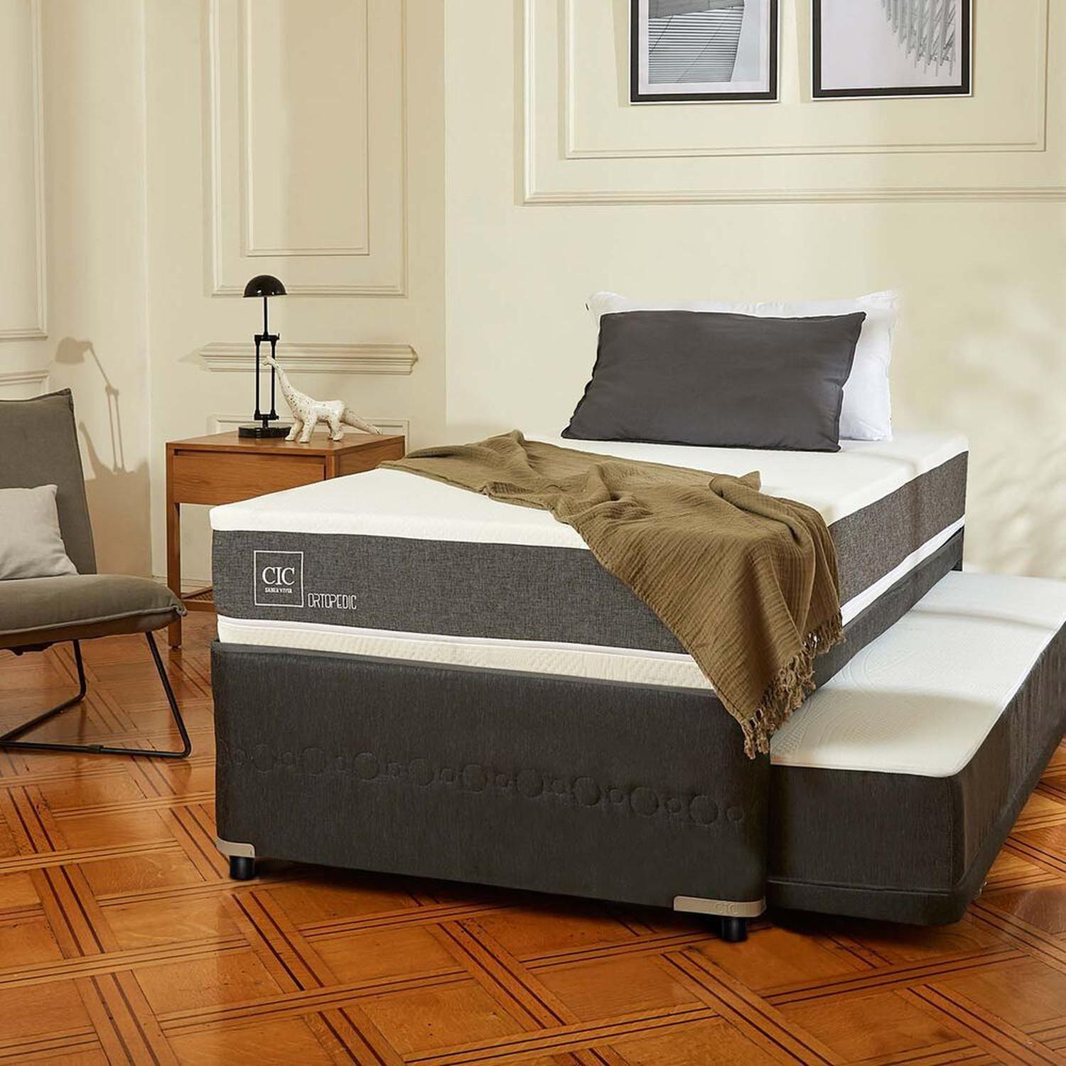 Diván Cic Ortopedic 1.5 Plazas Black-3