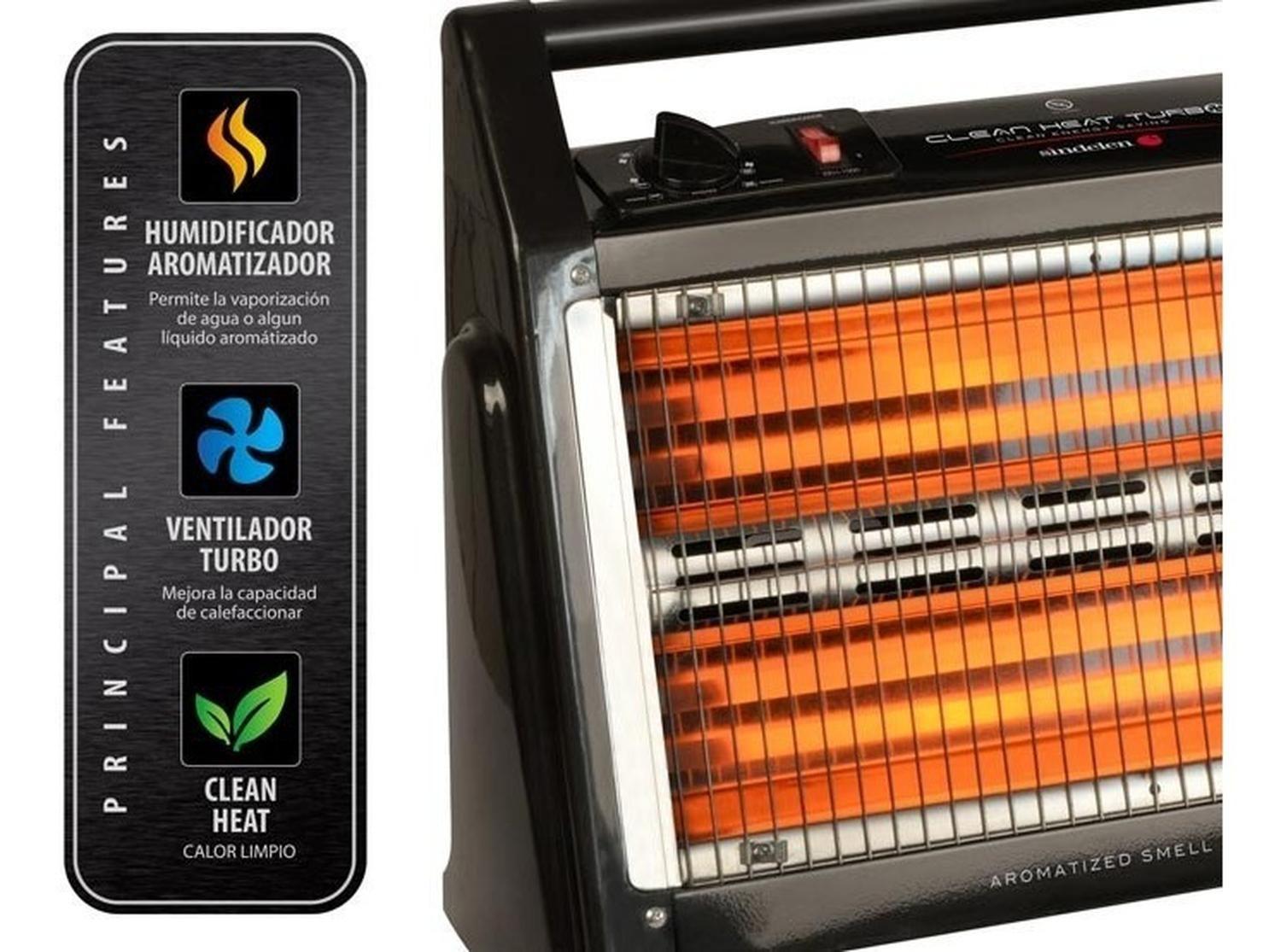 Calefactor Sindelen Cuarzo Eeh-1300-2