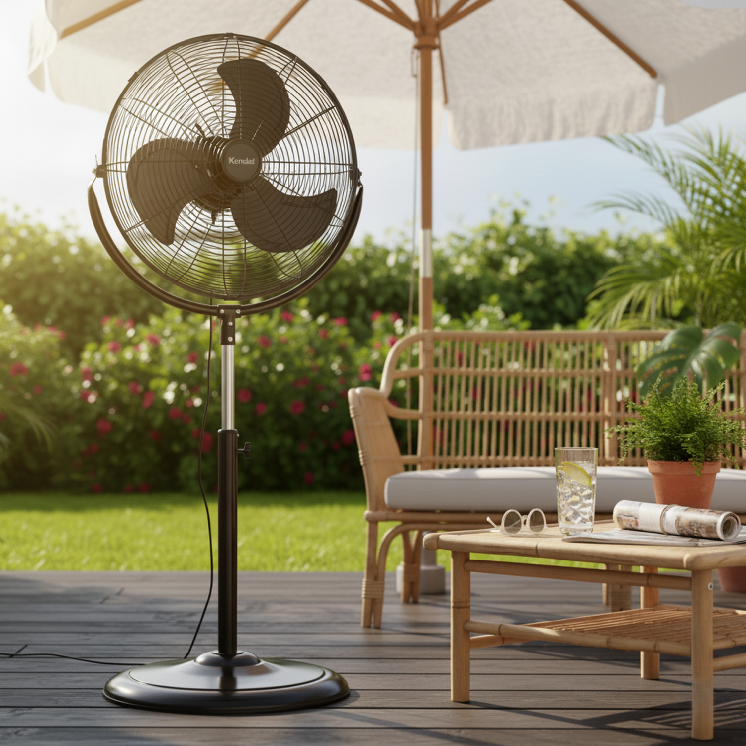 Ventilador De Pedestal Industrial 20 Pulgadas FES 50 Kendal-2
